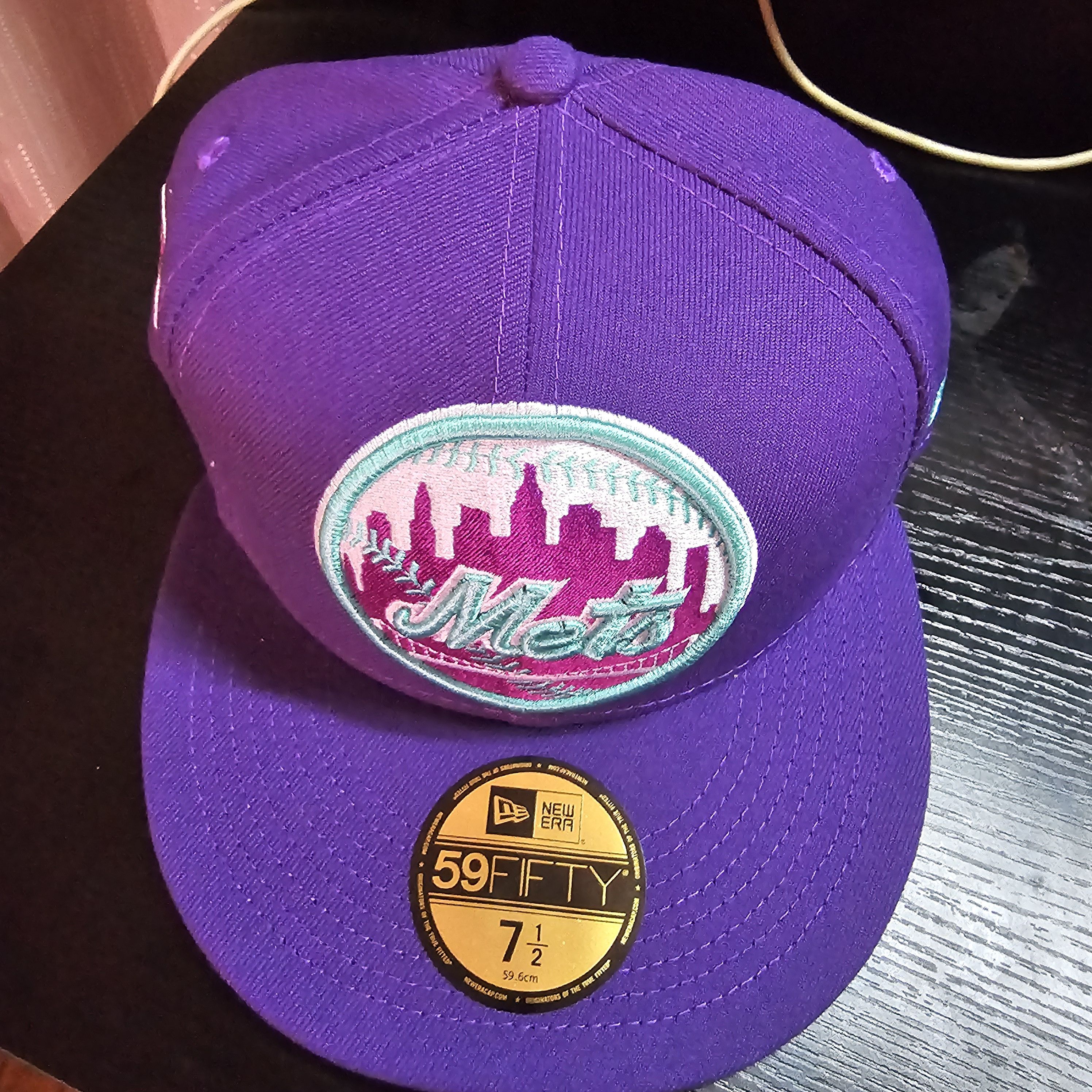 New Era Mets Purple City Size ONE SIZE - 3 Thumbnail
