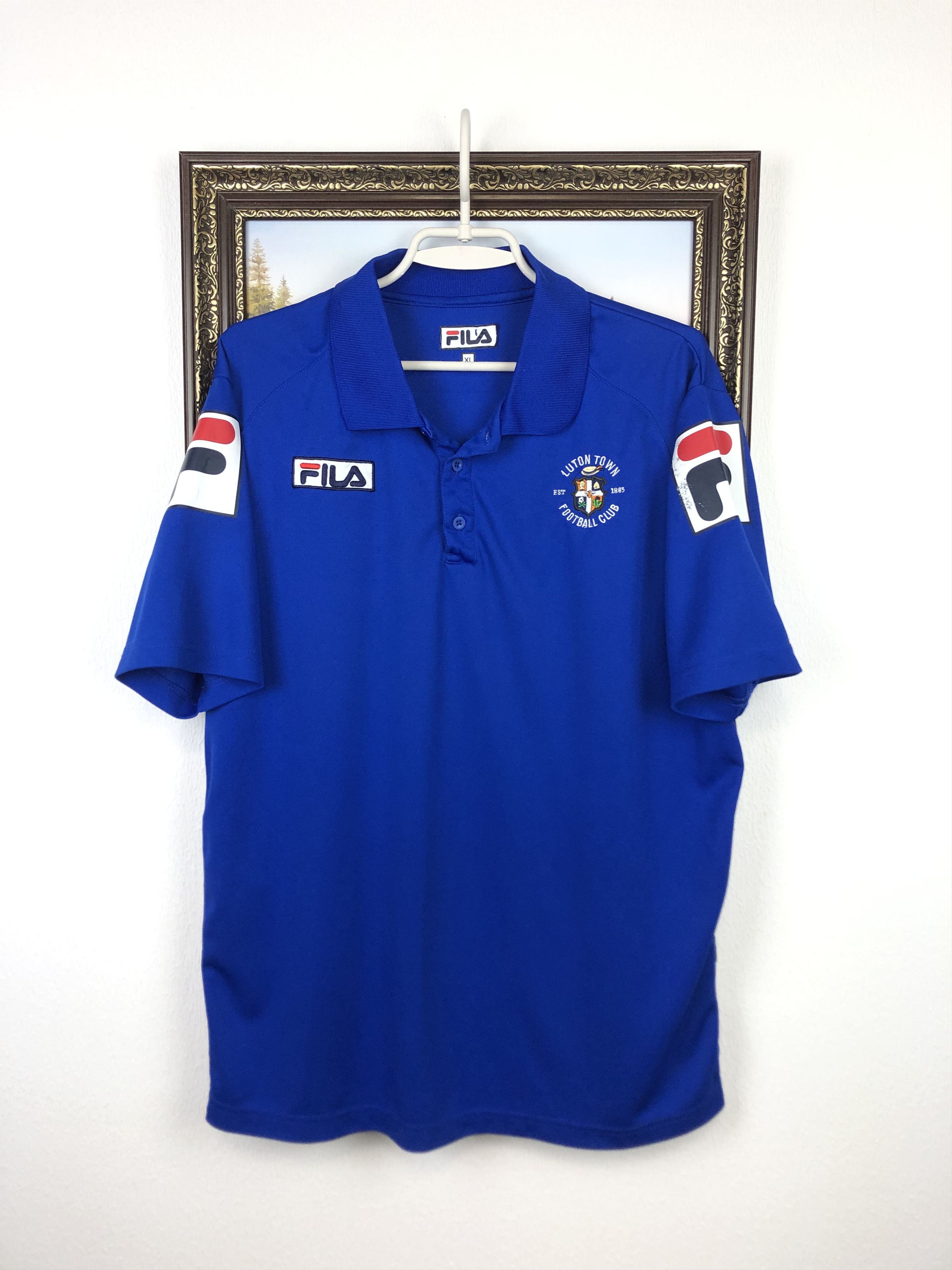 Fila Vintage Luton Town Football Shirt Soccer Jersey Mens Trikot Size US XL / EU 56 / 4 - 1 Thumbnail