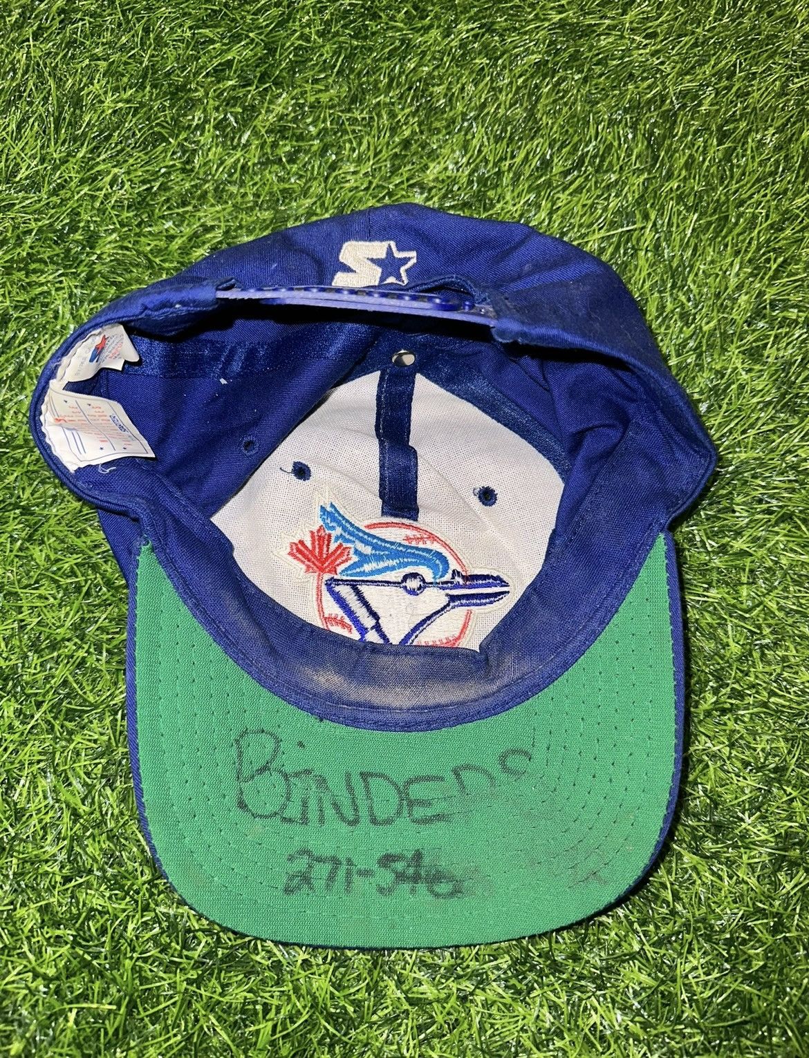 MLB × Starter Vintage Starter Mlb Toronto Blue Jays SnapBack Hat Size ONE SIZE - 4 Thumbnail
