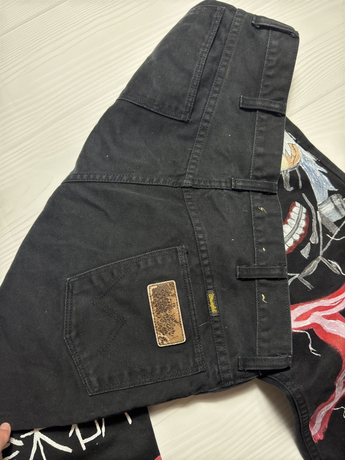 Vintage × Wrangler Vintage Wrangler Anime Jeans Custom Size US 33 - 3 Thumbnail