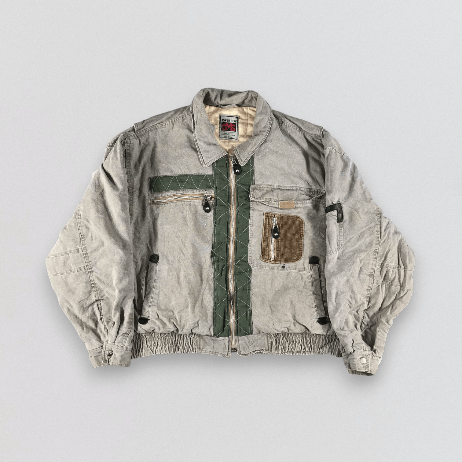 image of Vintage Super Boy Tactical Jacket in Faded, Men's (Size Large)