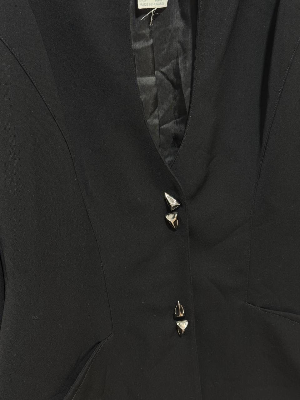 Thierry Mugler Vintage Thierry Mugler Black Blazer Jacket Size 40 Size S / US 4 / IT 40 - 4 Thumbnail