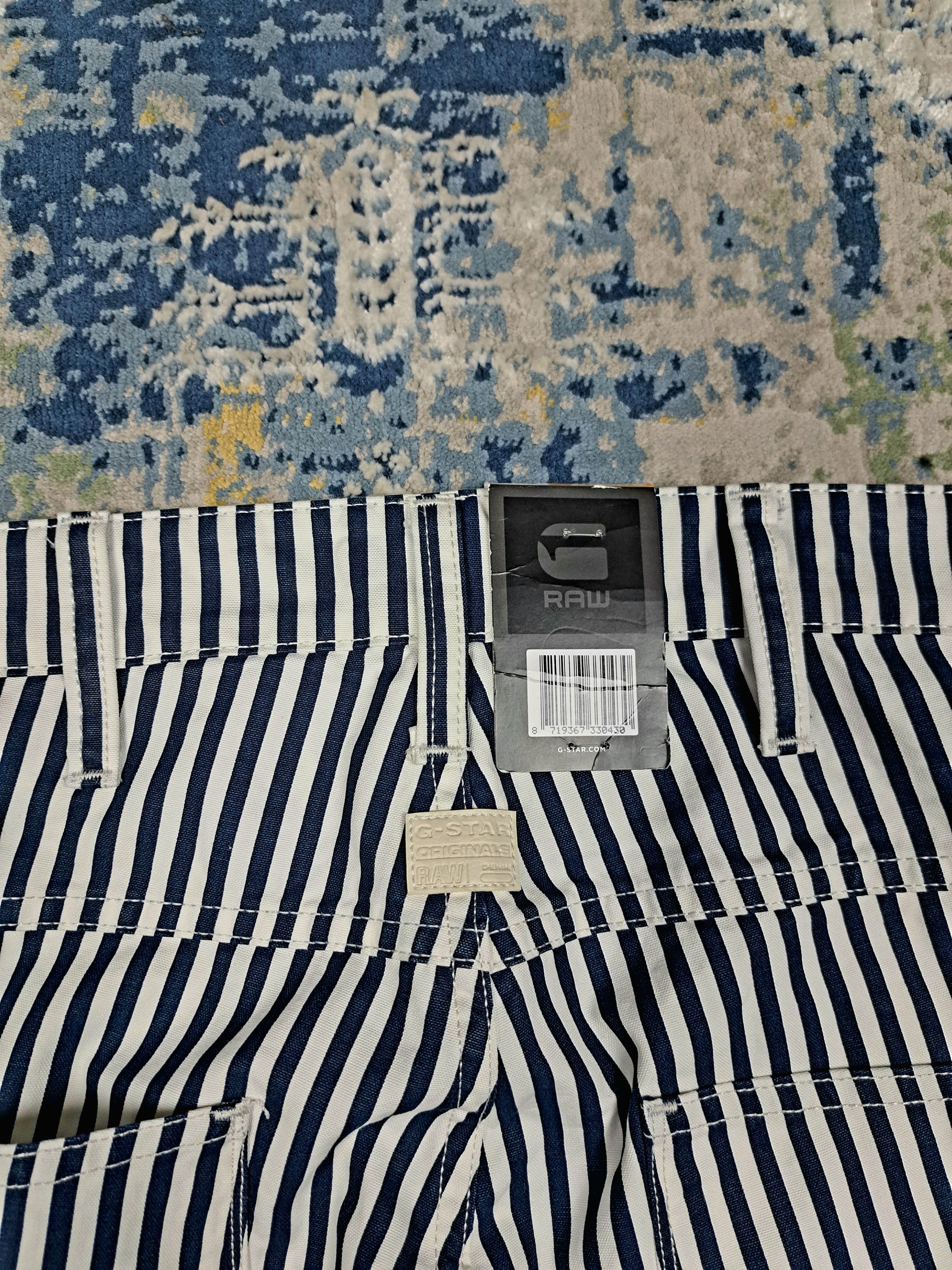G-Star × Pharrell Pharell Williams G Star Raw Elwood Hickory Stripe Pant Size US 28 / EU 44 - 6 Thumbnail