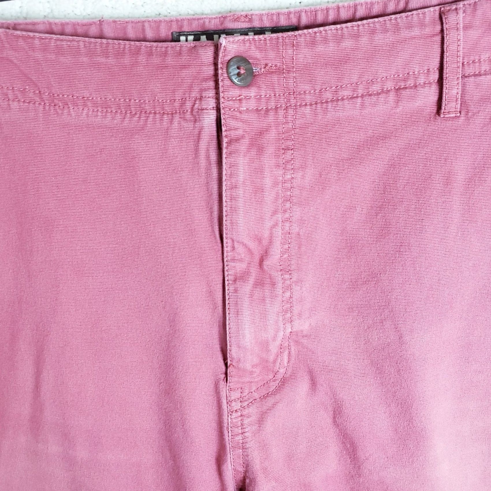 Pinko Kahala Mens Shorts Dark Pink Cotton Spandex Casual - Coastal Comfort Size US 38 / EU 54 - 3 Thumbnail