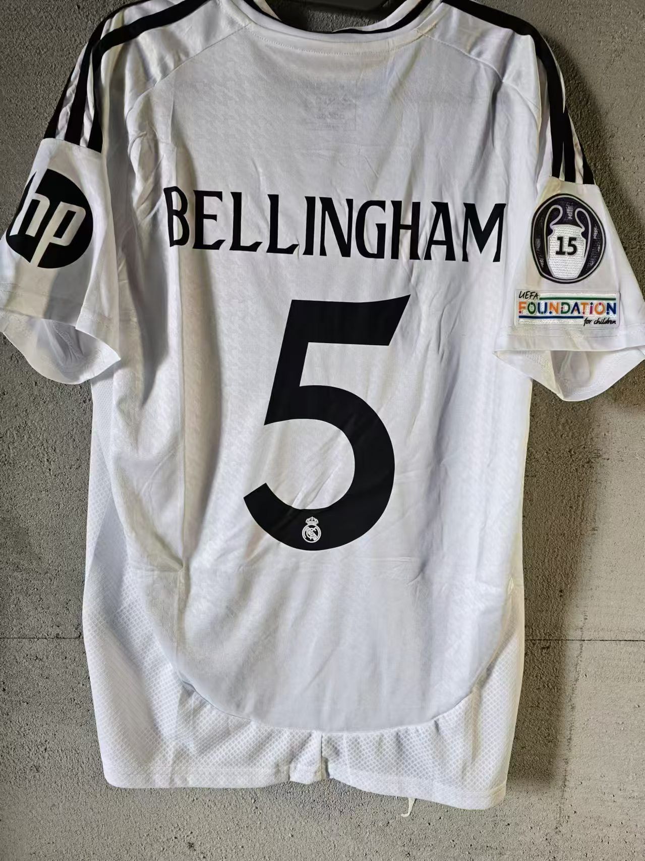 Real Madrid Bellingham 5番シャツ 2023-24 REAL MADRID AWAY SHIRT