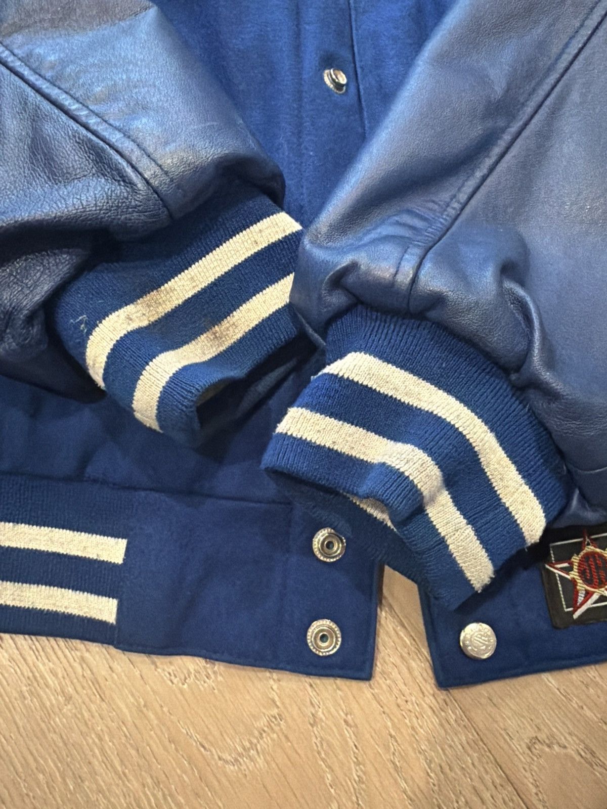 Jeff Hamilton Vintage JH Los Angeles Dodgers Reversible Letterman Jacket Size US L / EU 52-54 / 3 - 6 Thumbnail