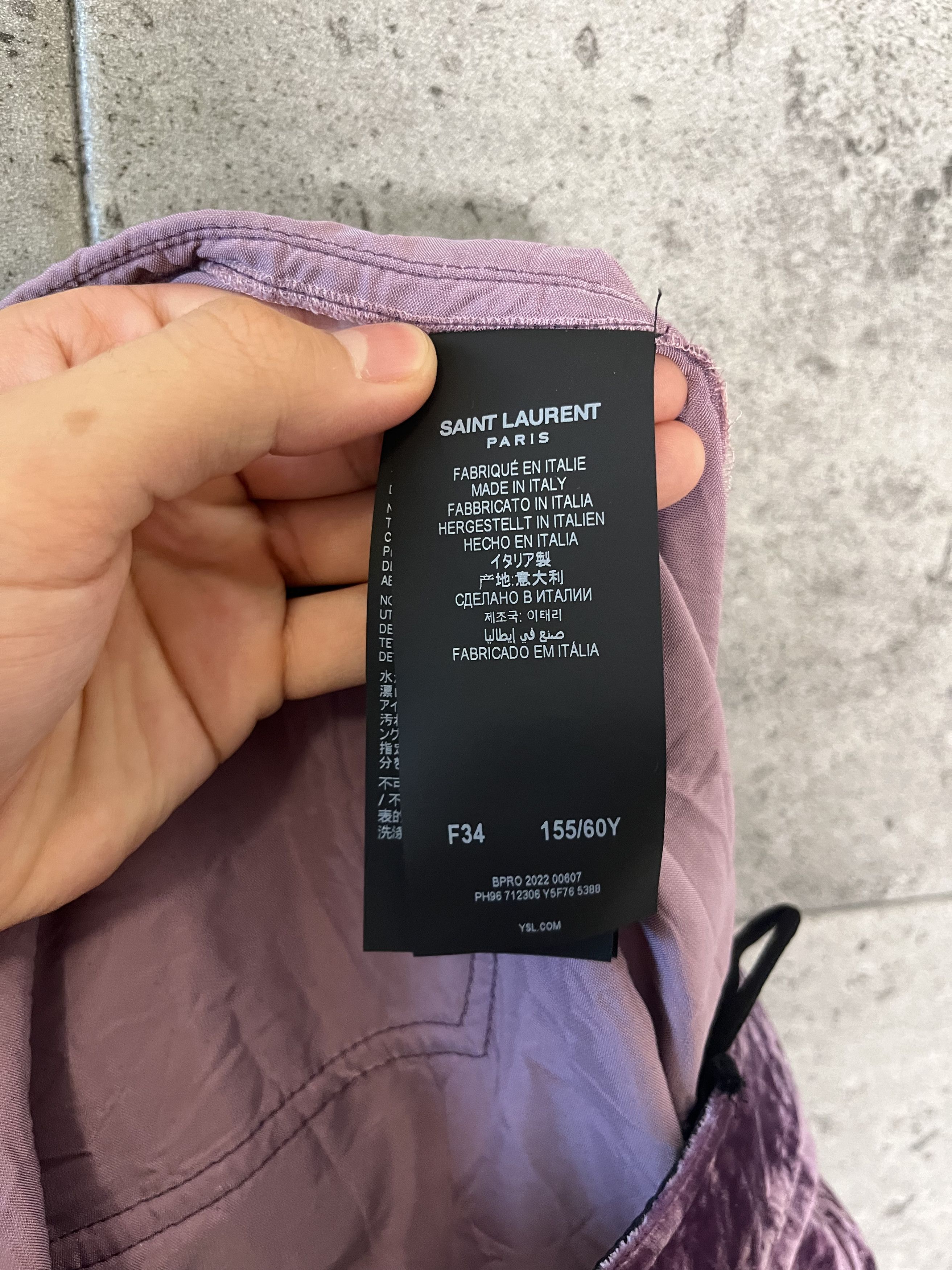 Hedi Slimane × Saint Laurent Paris × Yves Saint Laurent Saint laurent hedi silmane velour runway pants Size US 26 / EU 42 - 8 Thumbnail