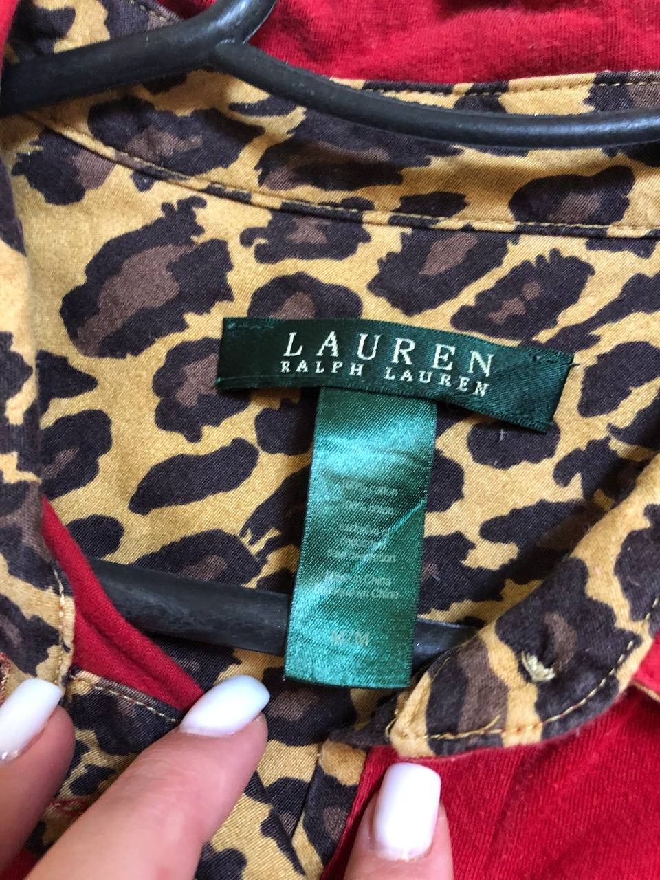 Polo Ralph Lauren Lauren Ralph Lauren Women's Red Long Shirt Size M / US 6-8 / IT 42-44 - 3 Thumbnail