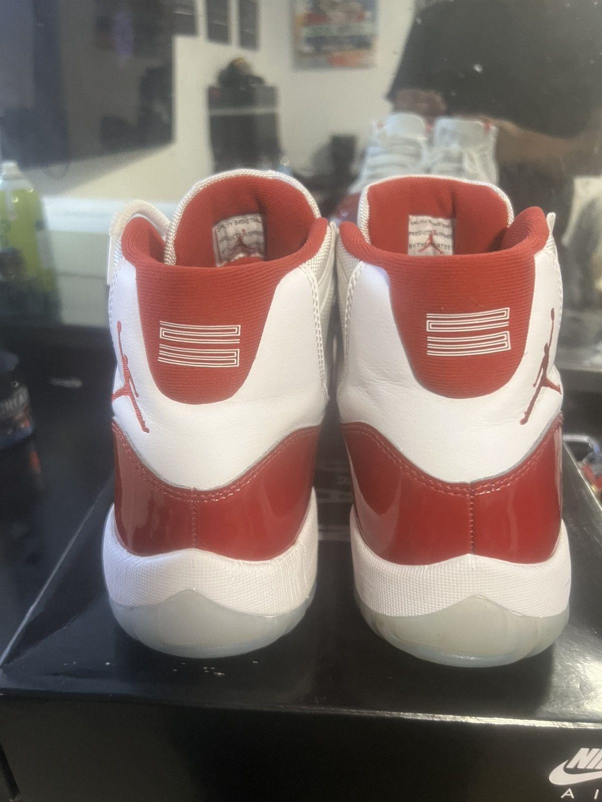 Jordan Brand Air jordan retro 11 white varsity red- black Size US 10 / EU 43 - 6 Thumbnail