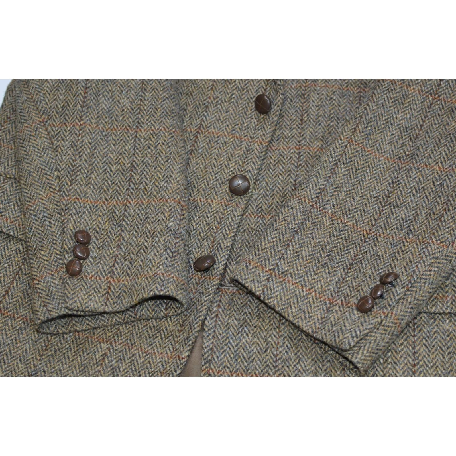 Harris Tweed Harris Tweed Future 211 Wool Blazer Desch Town & Country 54 Brown Mens Jacket Blazer Wool 100% Vintage? Size 54R - 7 Thumbnail