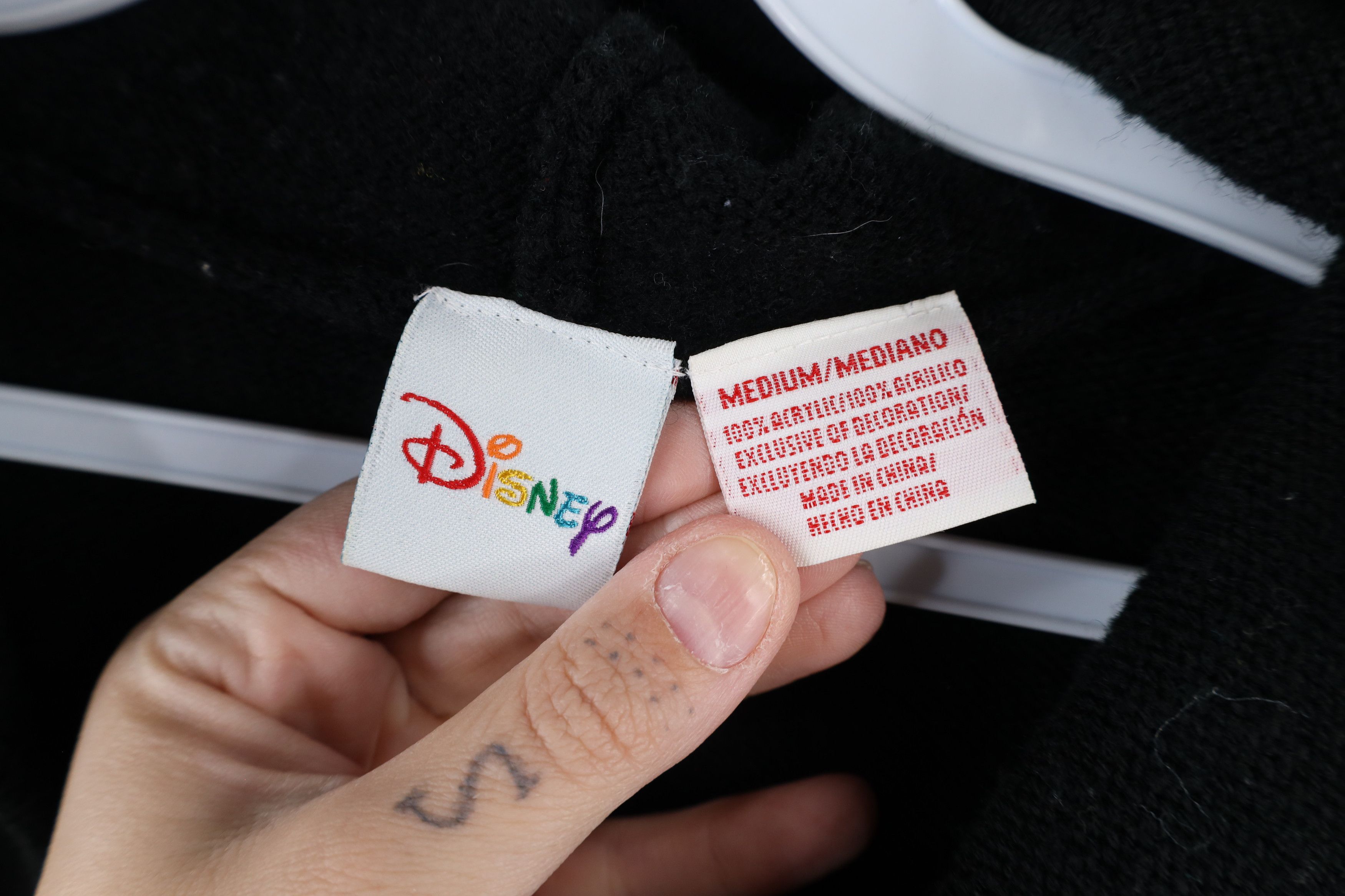 Disney × Vintage Vintage Disney Mickey Minnie Mouse Knit Full Zip Hoodie Size M / US 6-8 / IT 42-44 - 7 Thumbnail
