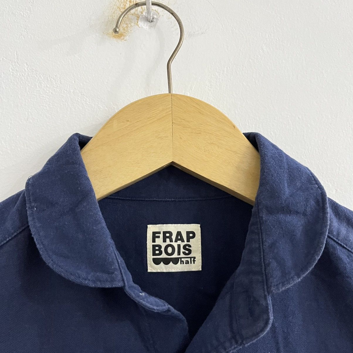 Issey Miyake Issey Miyake - Frapbois Navy Unique Button Up Size US S / EU 44-46 / 1 - 5 Thumbnail