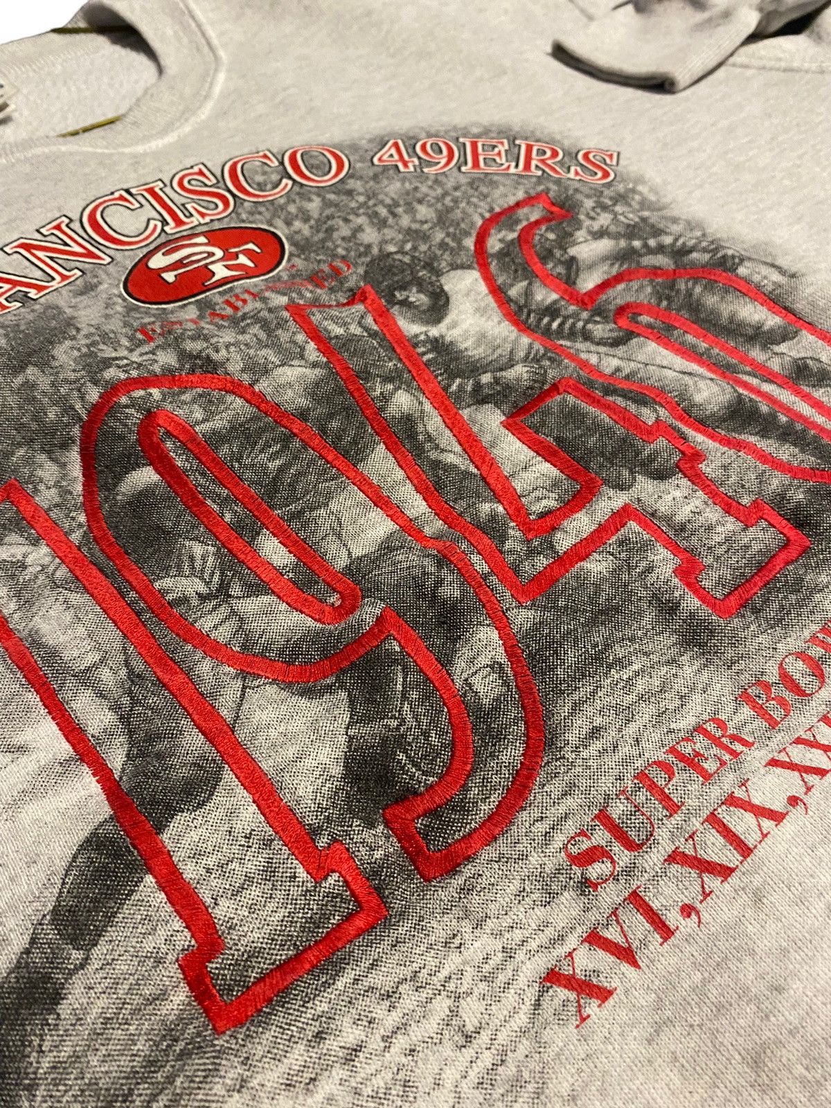 NFL Vintage 90s Nutmeg San Francisco 49ers NFL Graphic Crewneck Size US L / EU 52-54 / 3 - 6 Thumbnail