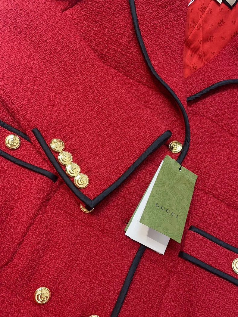 Gucci Gucci Red and blue rolled edge gold buckle medium and long Size S / US 4 / IT 40 - 3 Thumbnail