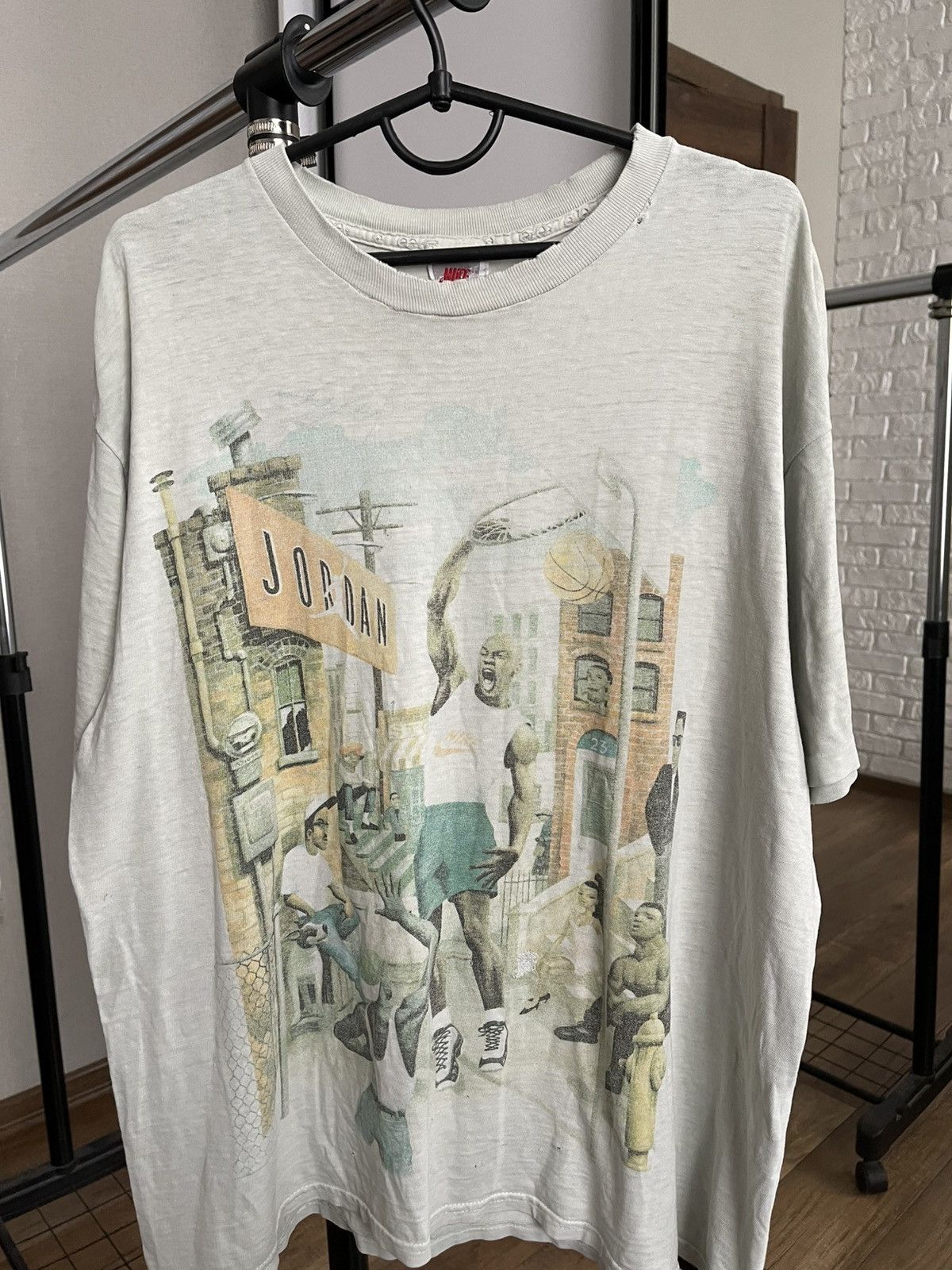Nike Nike Vintage Hoop Heroes Artwork Mark Ryden T-Shirt Tee 90s Size US M / EU 48-50 / 2 - 5 Thumbnail