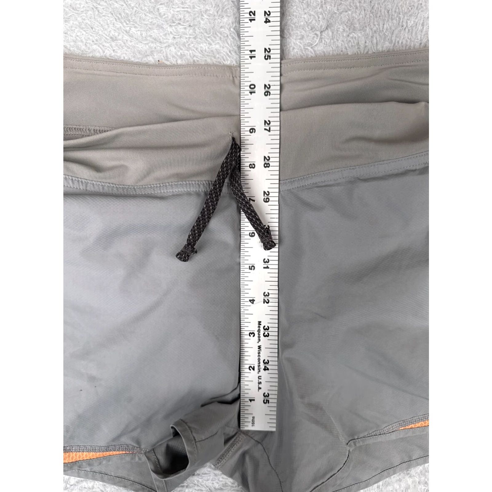Patagonia Patagonia Shorts Women L Gray Orange 100% Polyester Run Strider Shorts 24652 Size 36" / US 14 / IT 50 - 7 Thumbnail