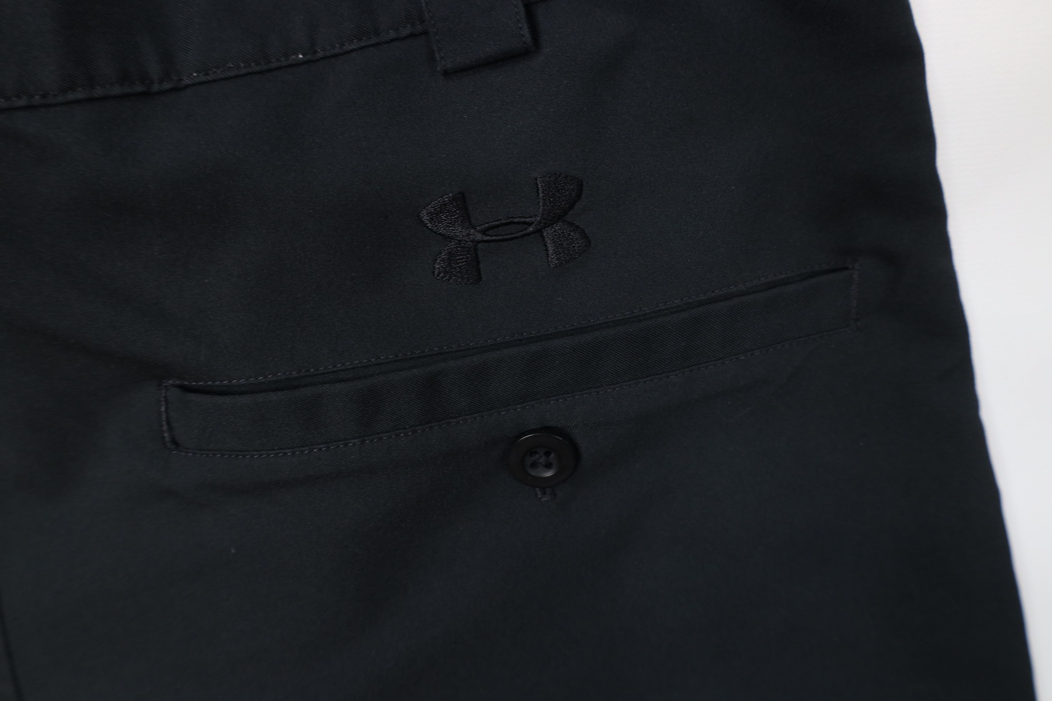 Under Armour Under Armour Faded Golfing Golf Chino Shorts Black Polyester Size US 32 / EU 48 - 13 Thumbnail