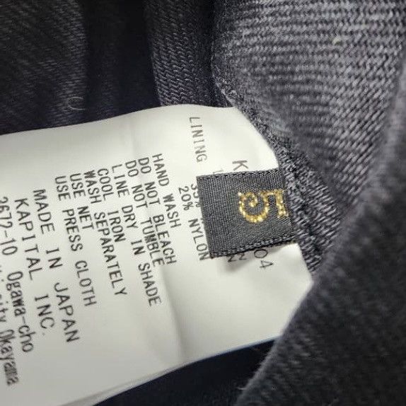 Kapital Kapital Denim Bone Lining Reversible Motocross Jacket Size US XXL / EU 58 / 5 - 6 Thumbnail