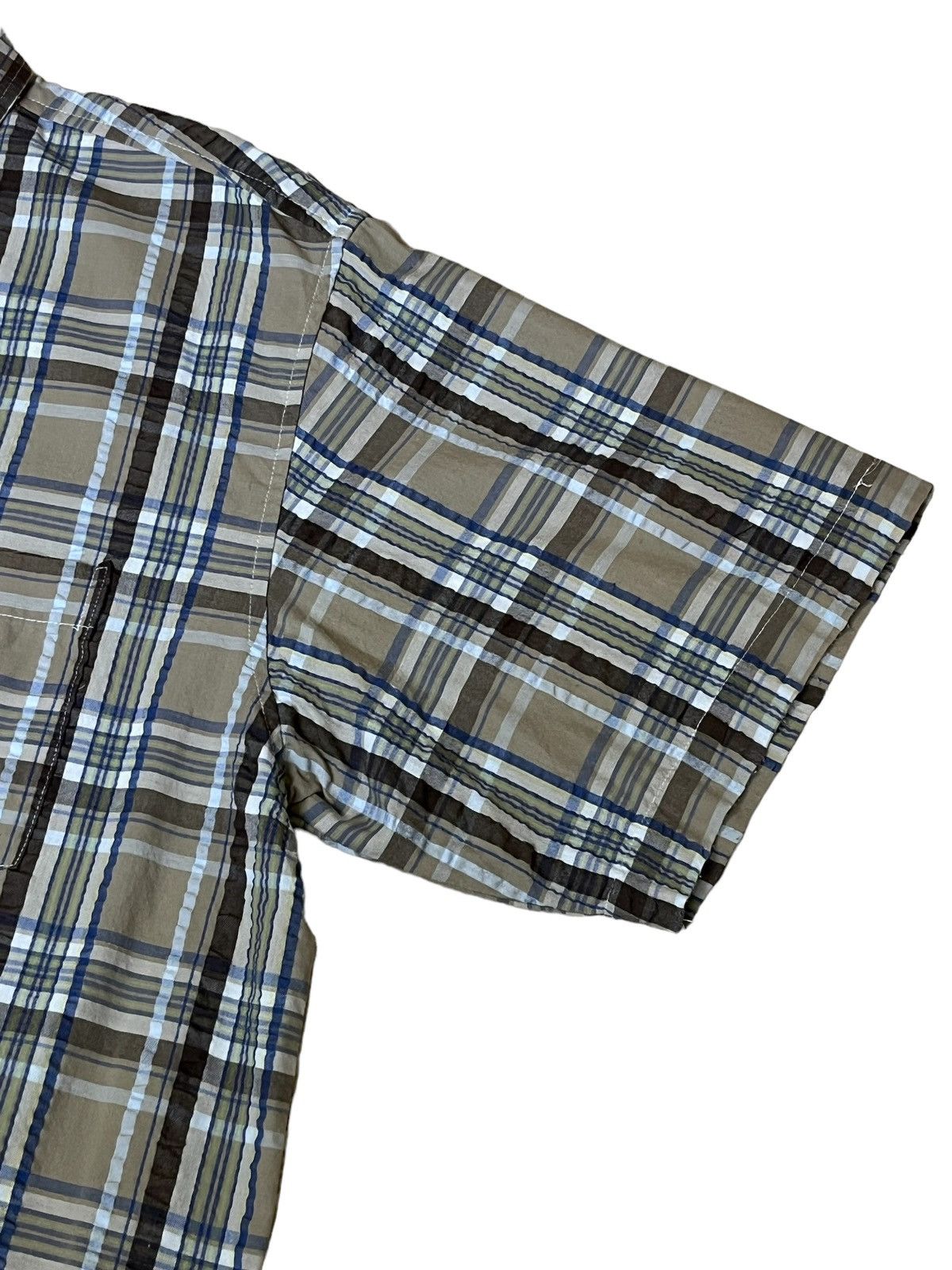 Coogi COOGI CHECK SHORT SLEEVE BUTTON UPS SHIRT Size US XL / EU 56 / 4 - 7 Thumbnail