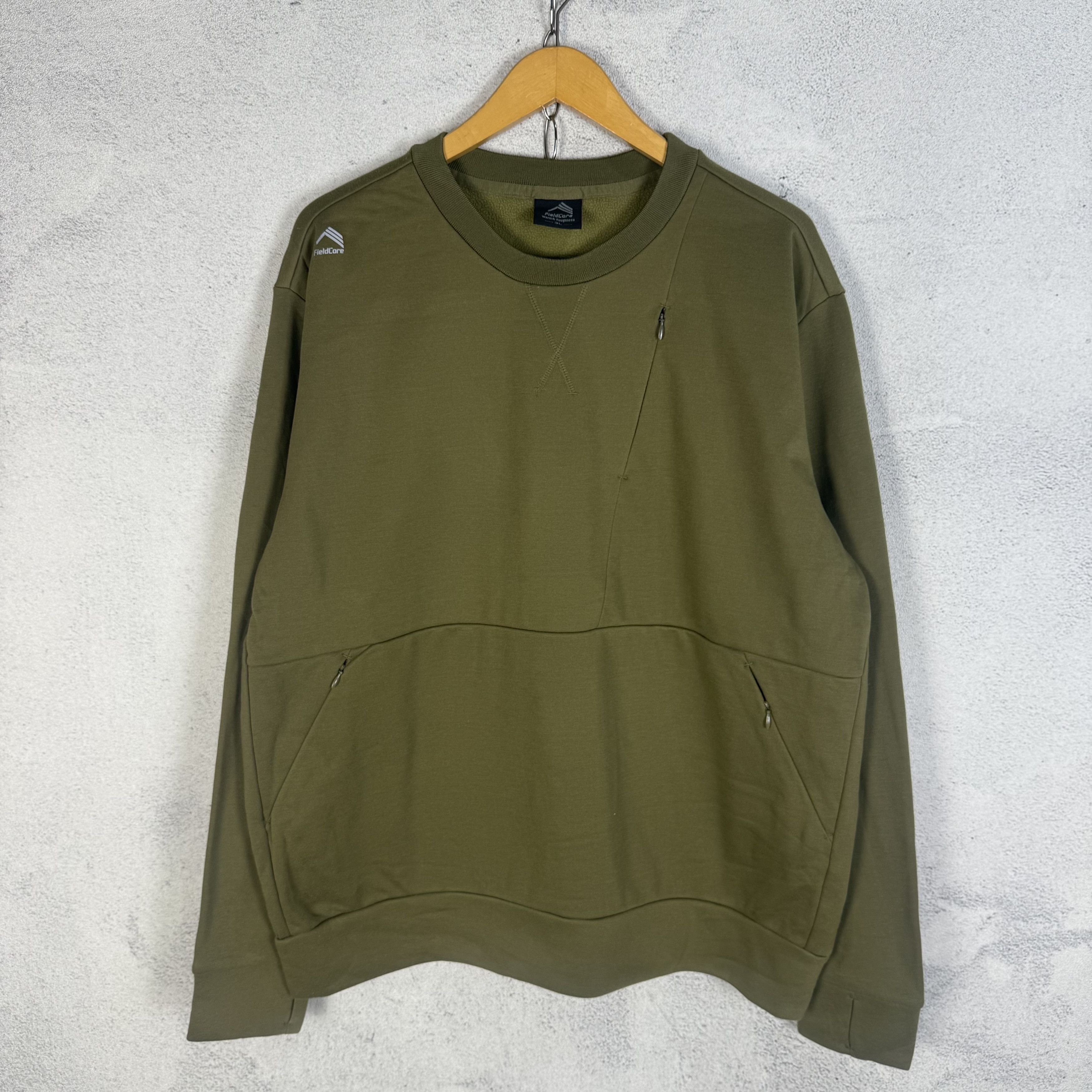 Japanese Brand Fieldcore Utility Sweatshirt Crewneck Size US XL / EU 56 / 4 - 1 Thumbnail