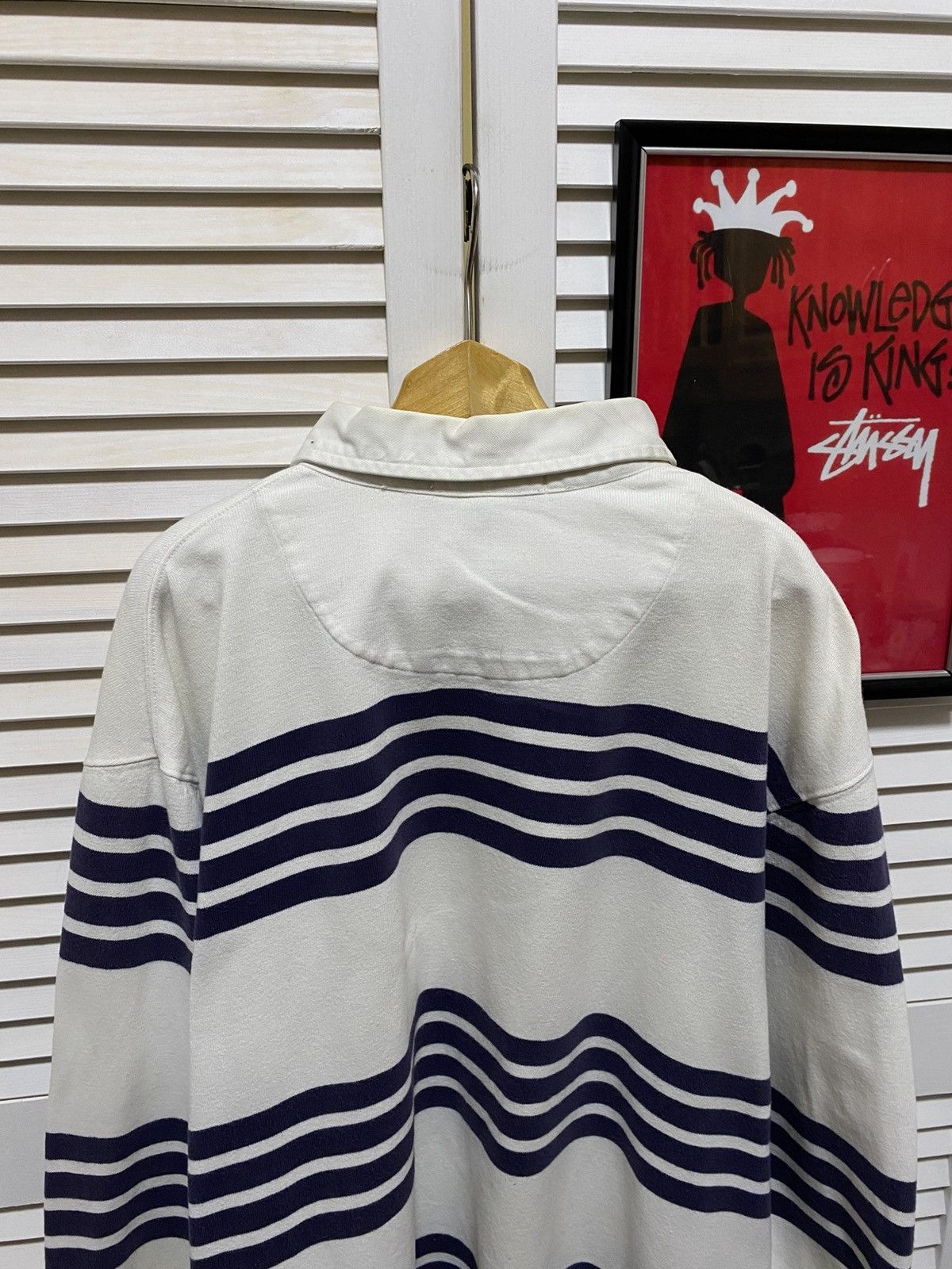 Polo Ralph Lauren Vintage Polo Ralph Lauren Rugby Long Sleeve Striped Pony OG Size US XL / EU 56 / 4 - 5 Thumbnail