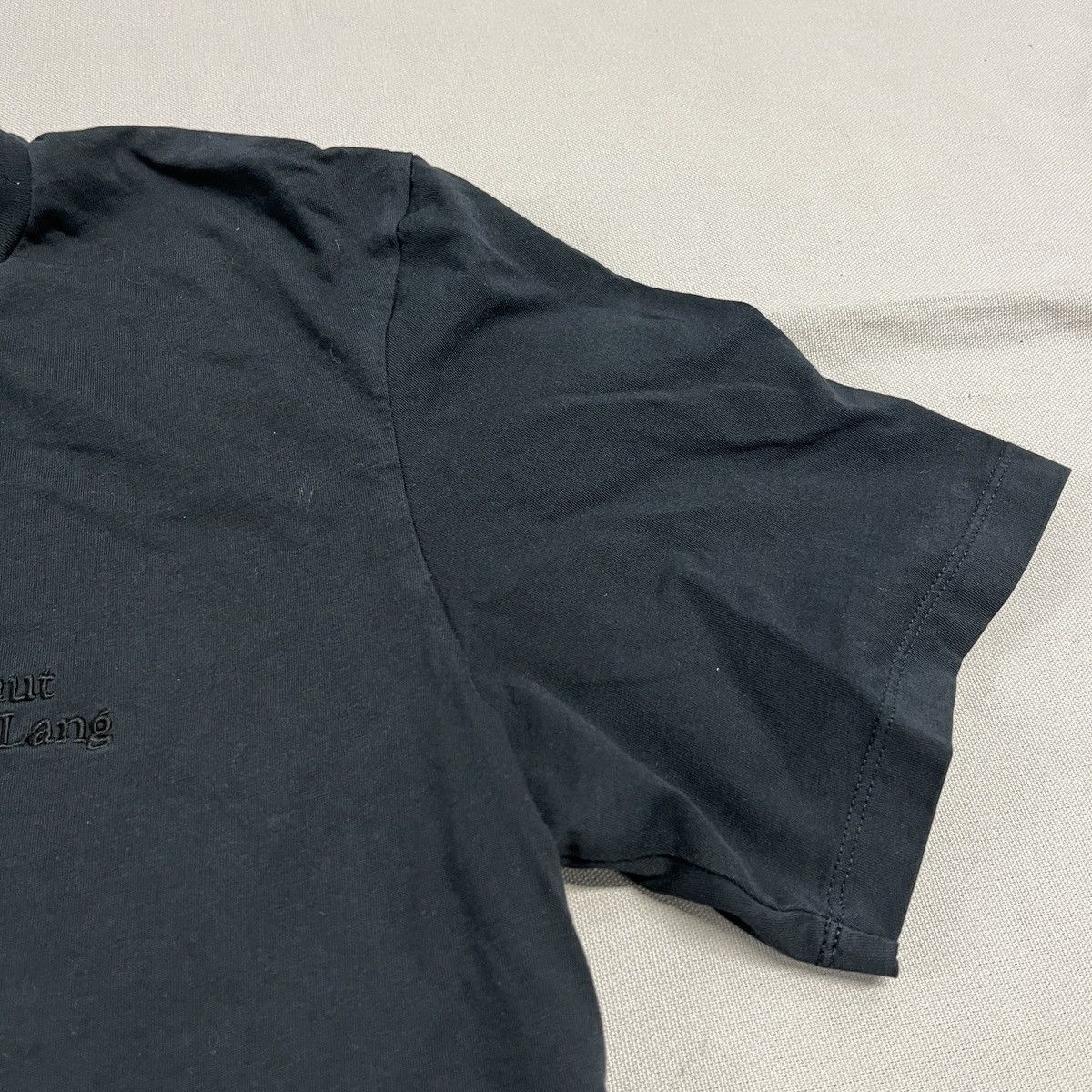 Helmut Lang Helmut Lang Logo Black Tee Size US M / EU 48-50 / 2 - 9 Thumbnail