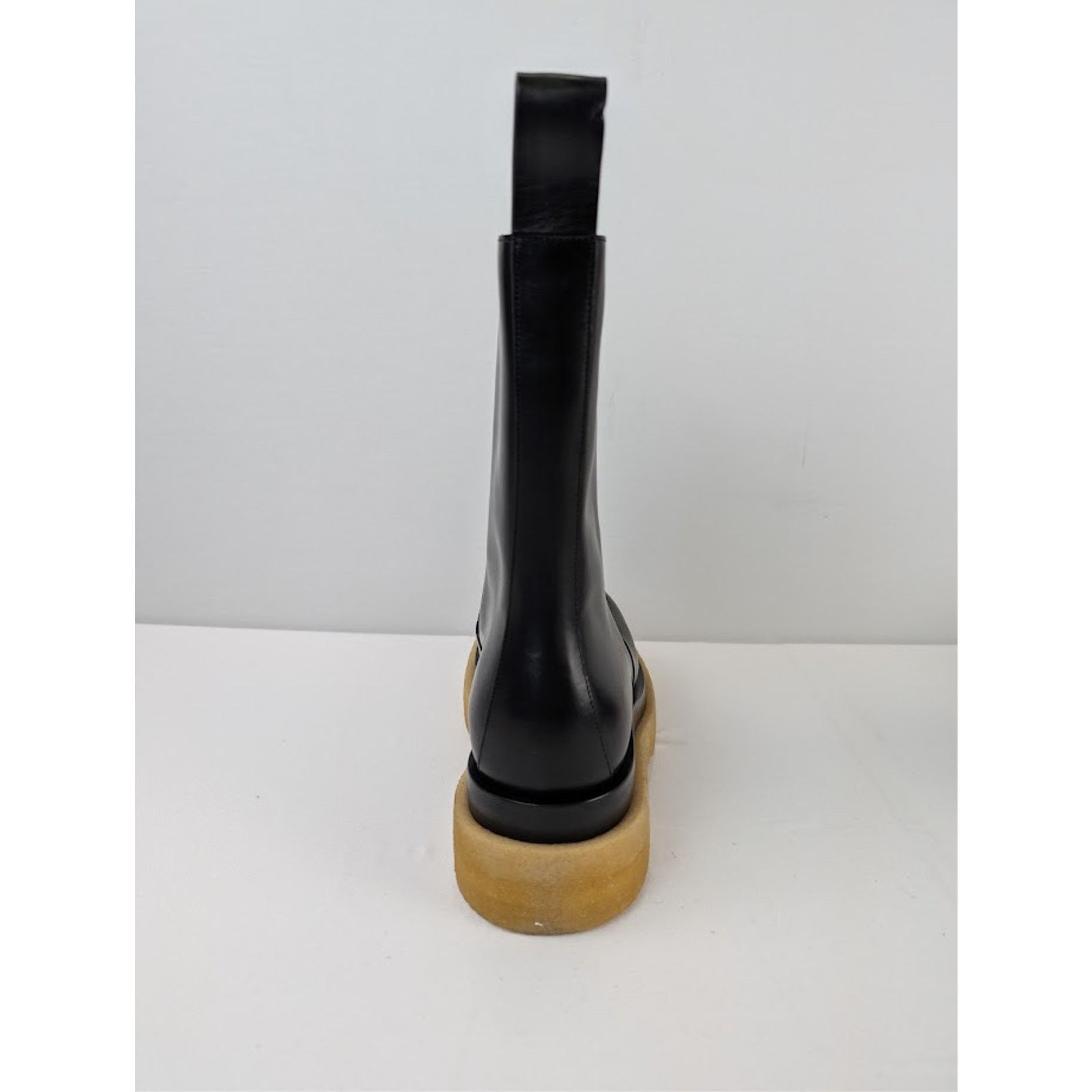 Bottega Veneta o1rshd1 Military Calf Lug Boots in Black Size US 7 / EU 40 - 16 Thumbnail