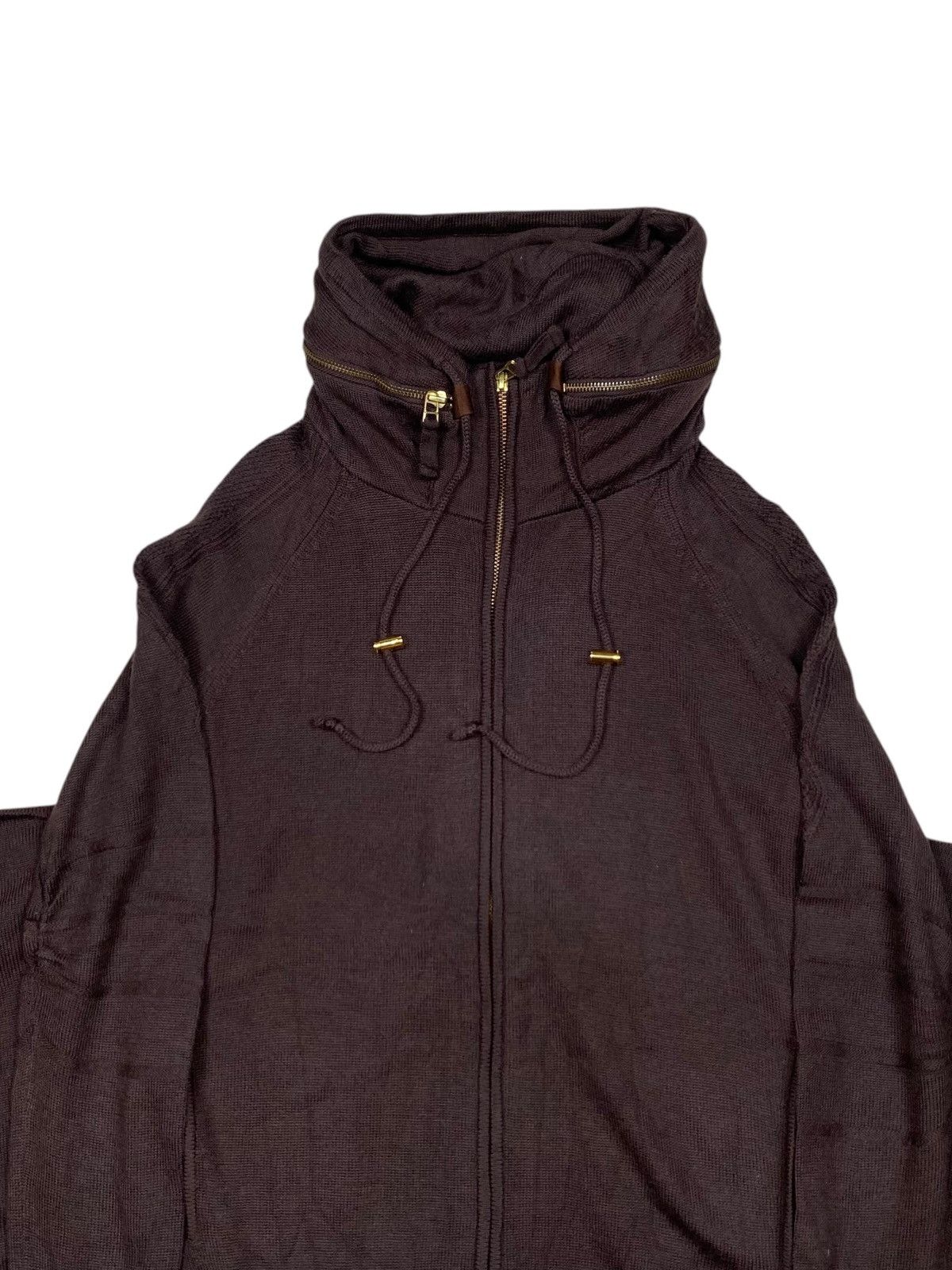 If Six Was Nine 2000s Girbaud - Apocalypse Style Bono Zip Hoodi Size US M / EU 48-50 / 2 - 8 Thumbnail