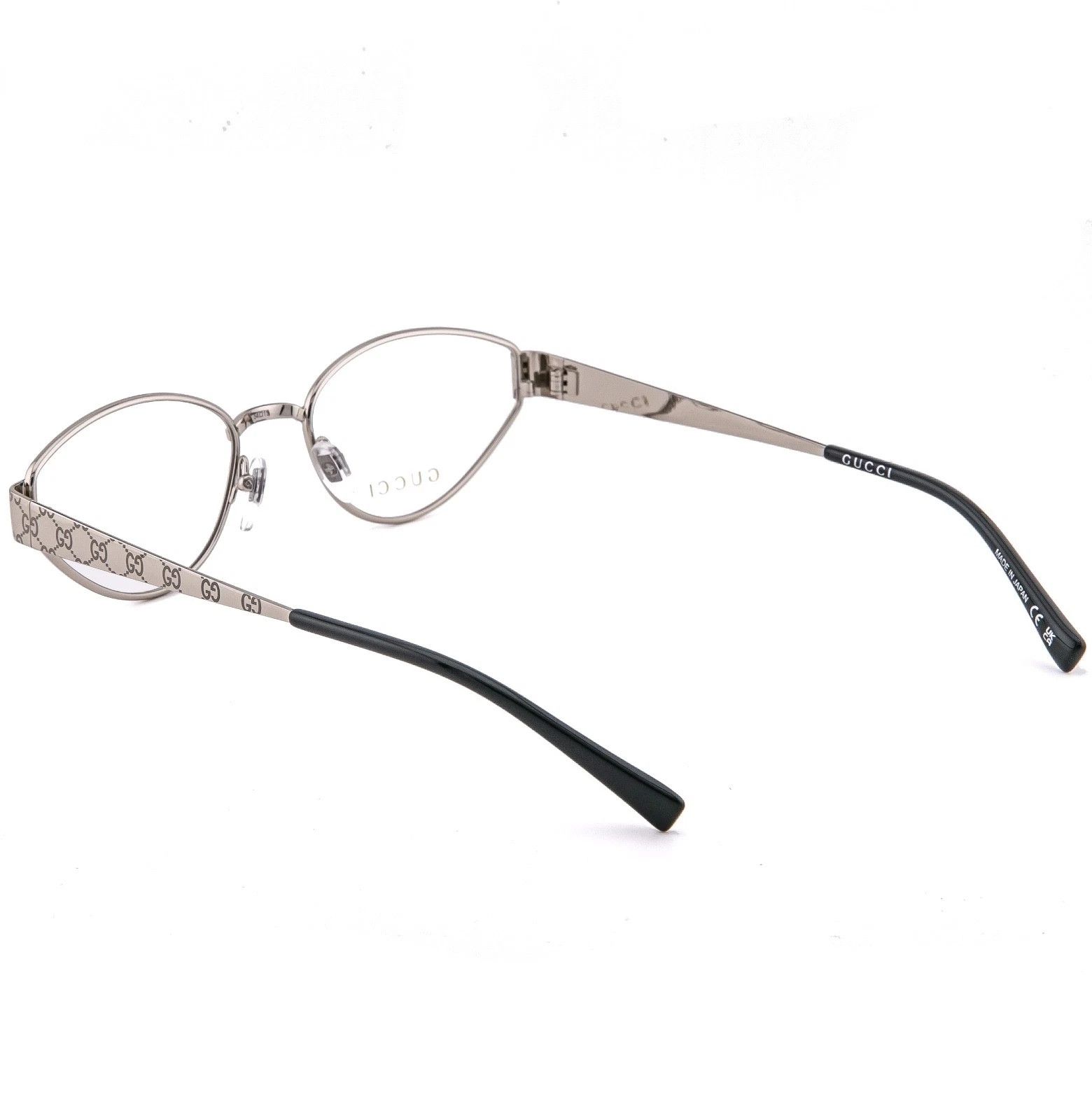 Gucci GUCCI GG1853O 1853 Silver Monogram Optical Eyeglasses 002 Size ONE SIZE - 4 Thumbnail