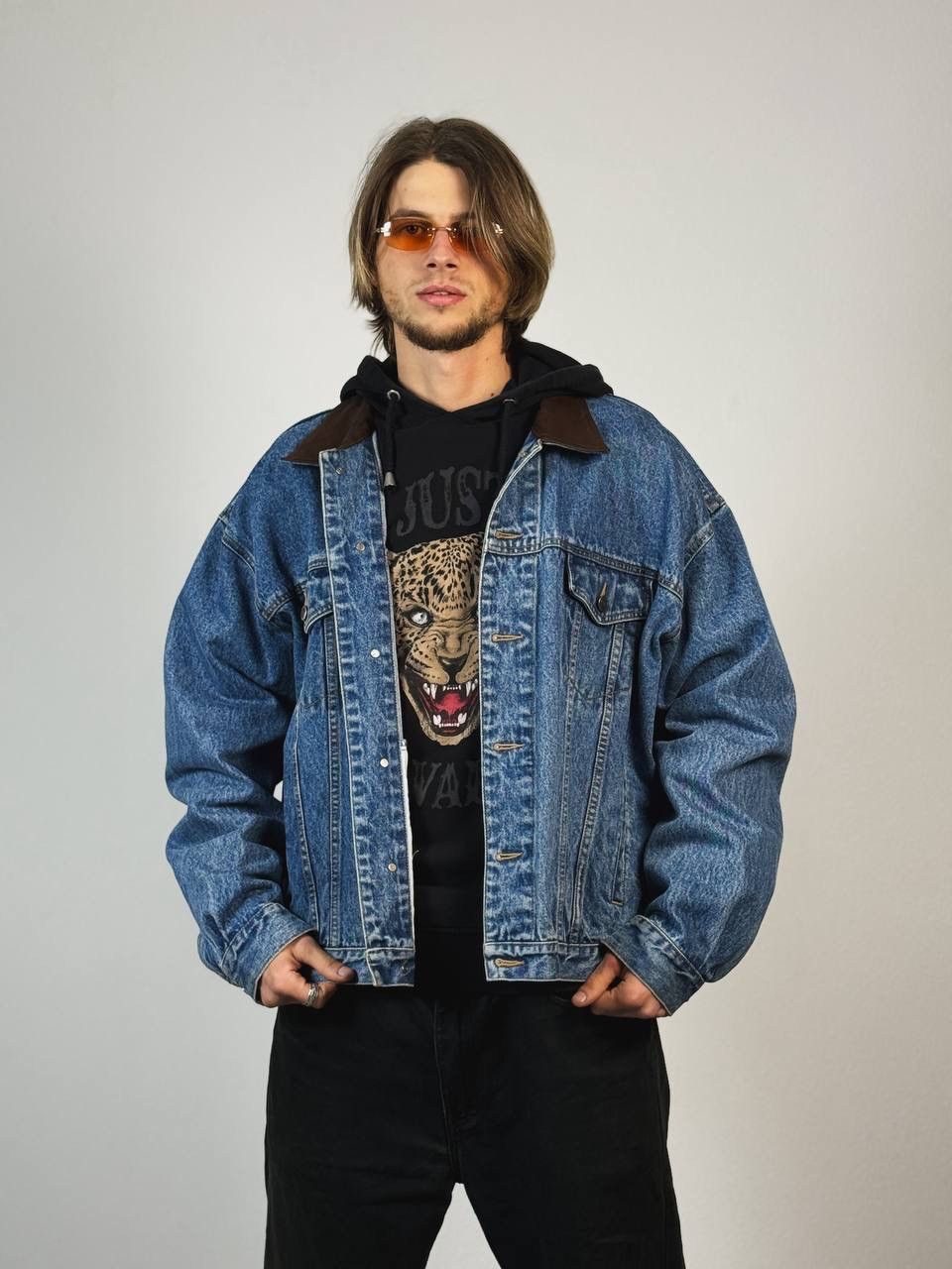 Warner Bros WARNER Bros 1996 TAZ ANGEL denim jacket size XL looney tunes Size US XL / EU 56 / 4 - 4 Thumbnail