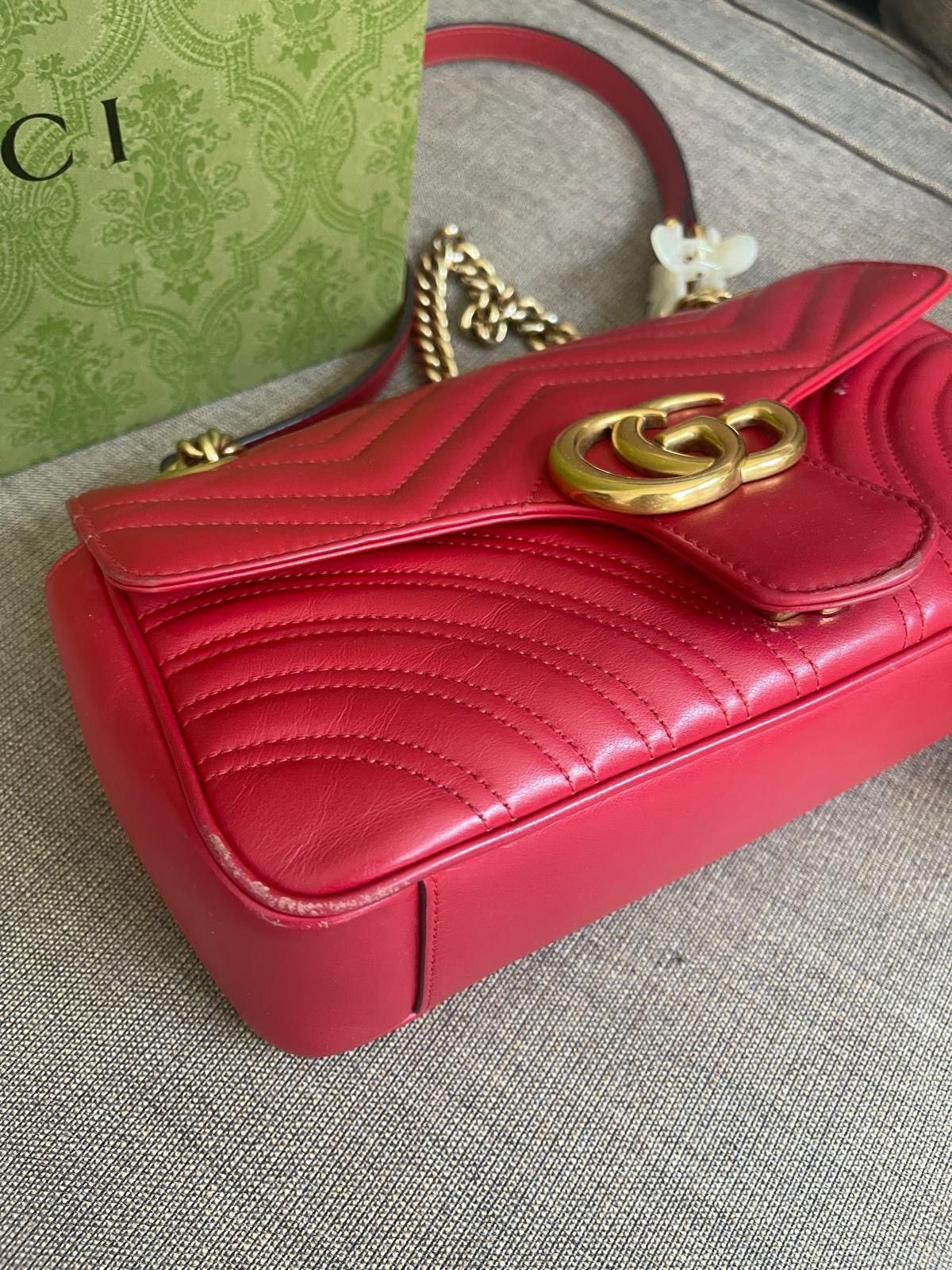 Gucci Gucci GG Marmont Flap Small Shoulder bag Size ONE SIZE - 4 Thumbnail