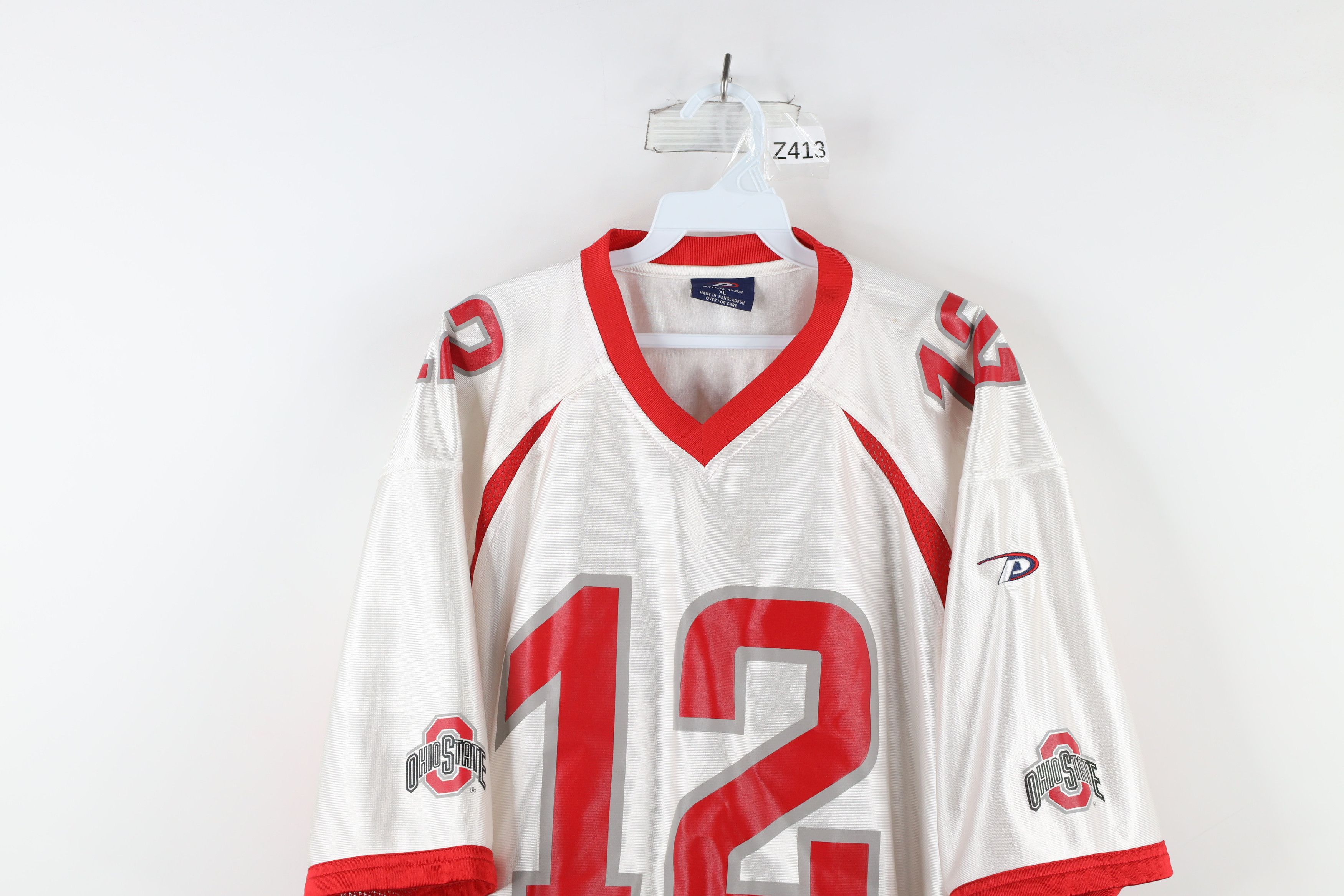 Vintage Vintage Ohio State University Football Jersey White #12 Size US XL / EU 56 / 4 - 2 Thumbnail