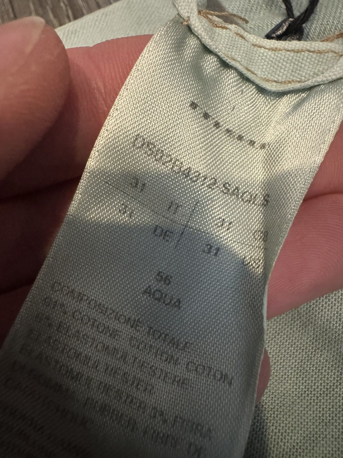 Rick Owens Rick Owens Easy Creatch Cargo Pants in Shredded Aqua FW22 Size US 34 / EU 50 - 10 Thumbnail
