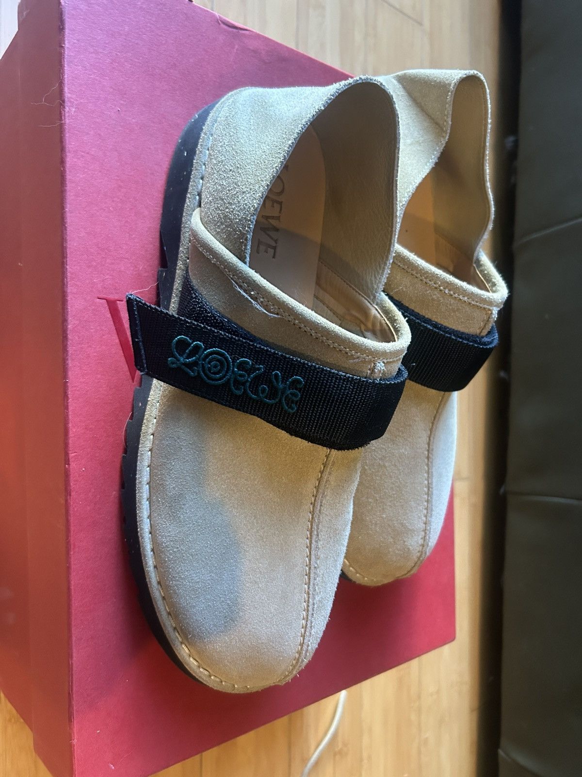 Loewe Loewe Collapsable Heel Suede Slip Ons Size US 12 / EU 45 - 3 Thumbnail