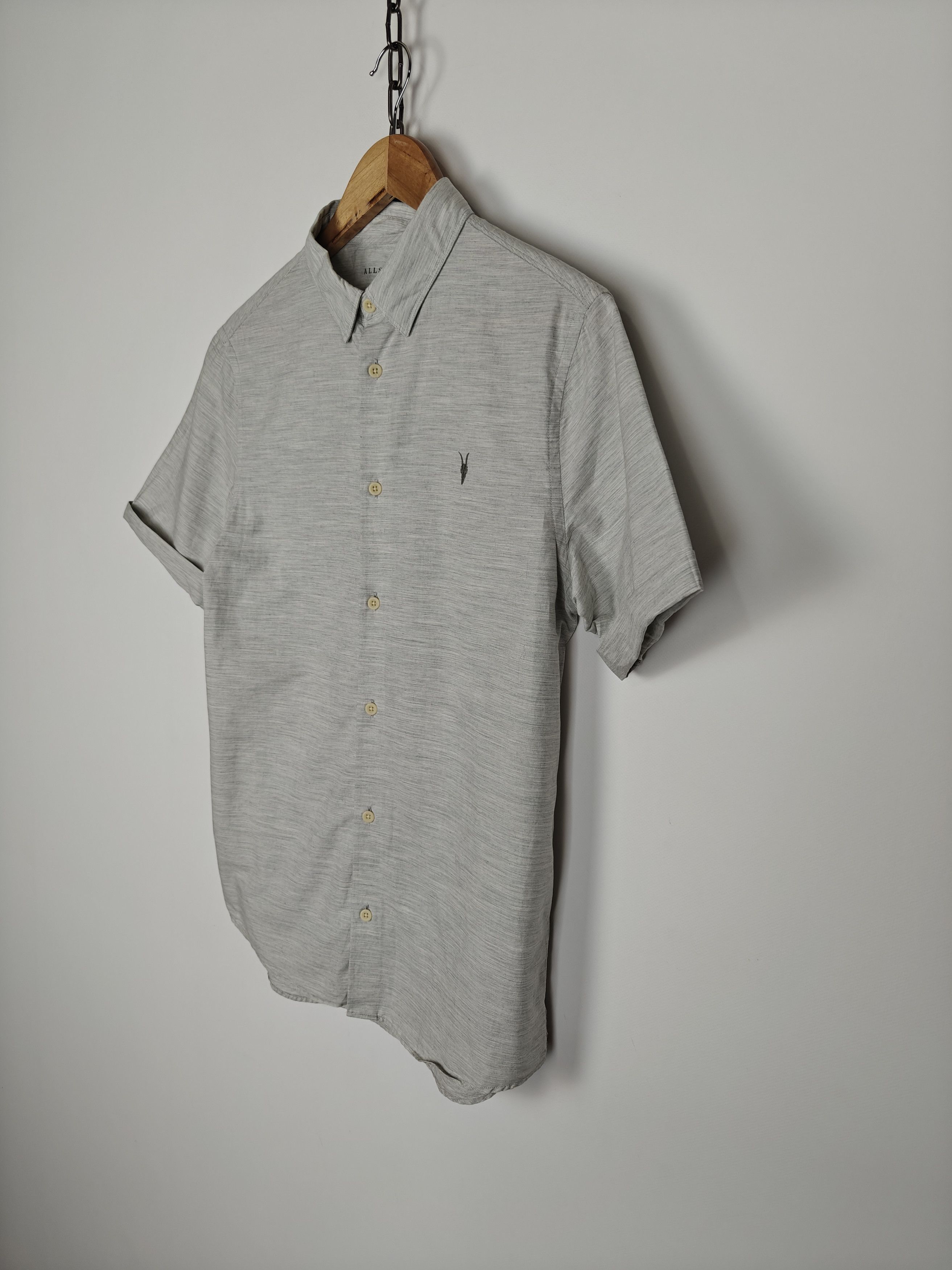 Allsaints Allsaints Avila SS Shirt Small Logo Gray size S Size US S / EU 44-46 / 1 - 6 Thumbnail