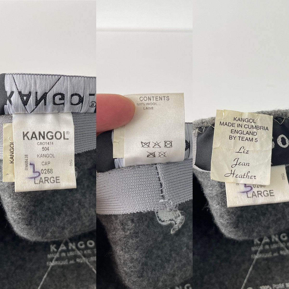 Kangol Kangol Bermuda Wool Cap Vintage Grey 504 0258 Streetwear Size ONE SIZE - 11 Thumbnail