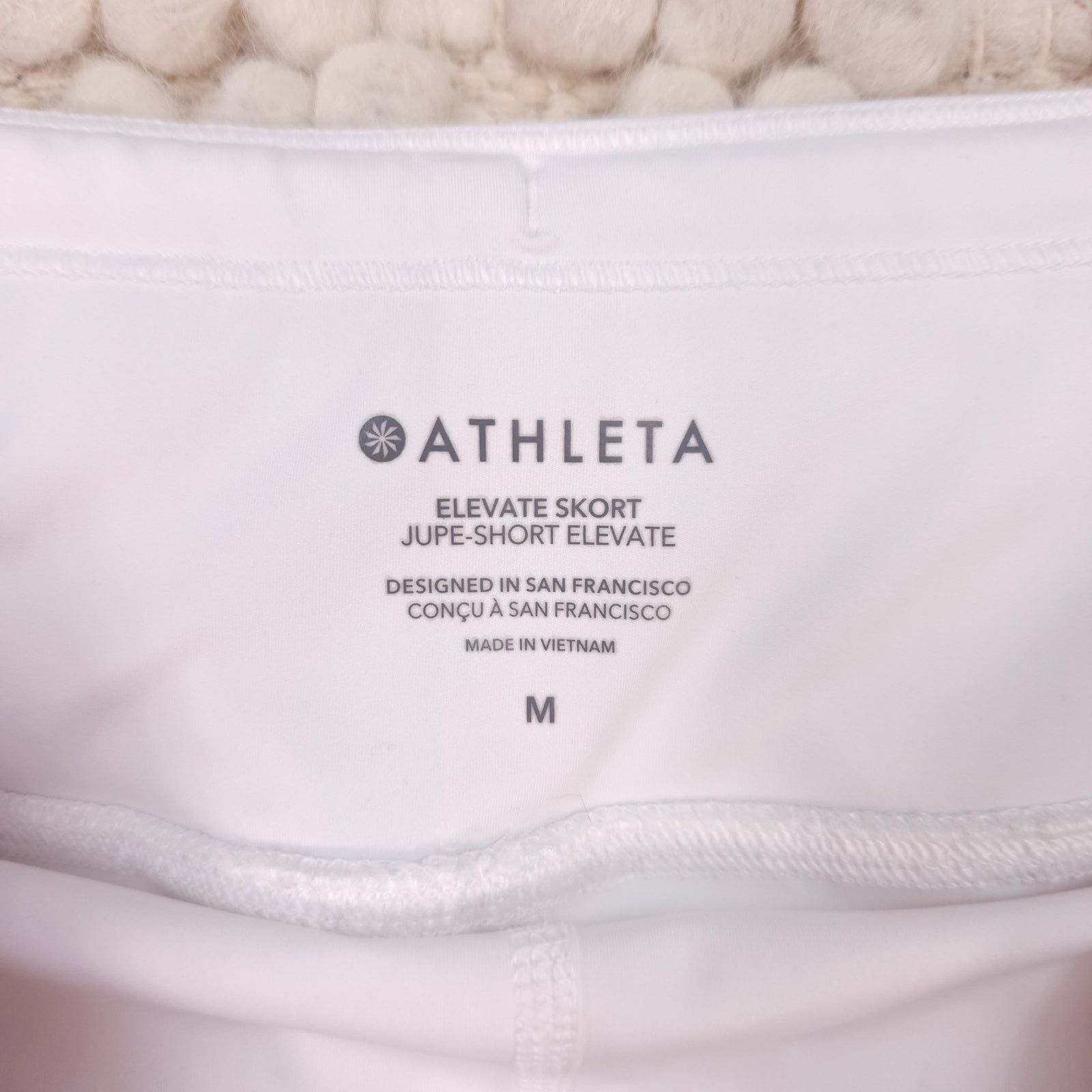 Athleta Athleta Elevate Skort White Sz Medium Size 30" / US 8 / IT 44 - 3 Thumbnail