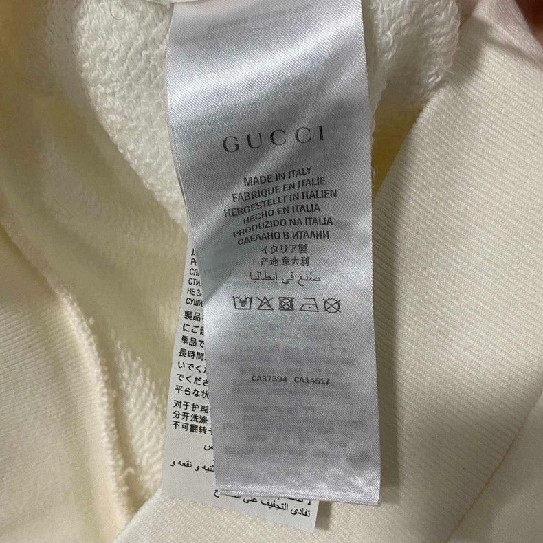 Gucci Gucci Rhinestone lamb logo sweatshirt 2505-Nextarrow Size US XS / EU 42 / 0 - 6 Thumbnail
