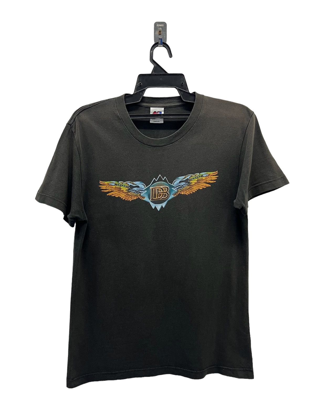Band Tees × Vintage Doobie Brothers Wings USA Japan Tour Black Graphic T-Shirt Size US M / EU 48-50 / 2 - 1 Thumbnail