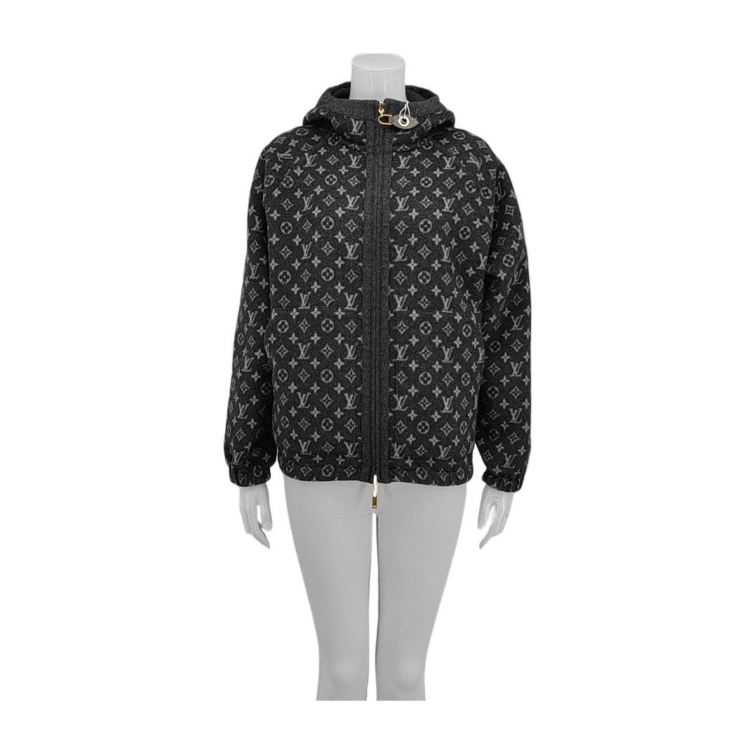Louis Vuitton Louis Vuitton Monogram Wool Hoodie Jacket Size 32 Size XXS / US 00 / IT 34 - 1 Thumbnail