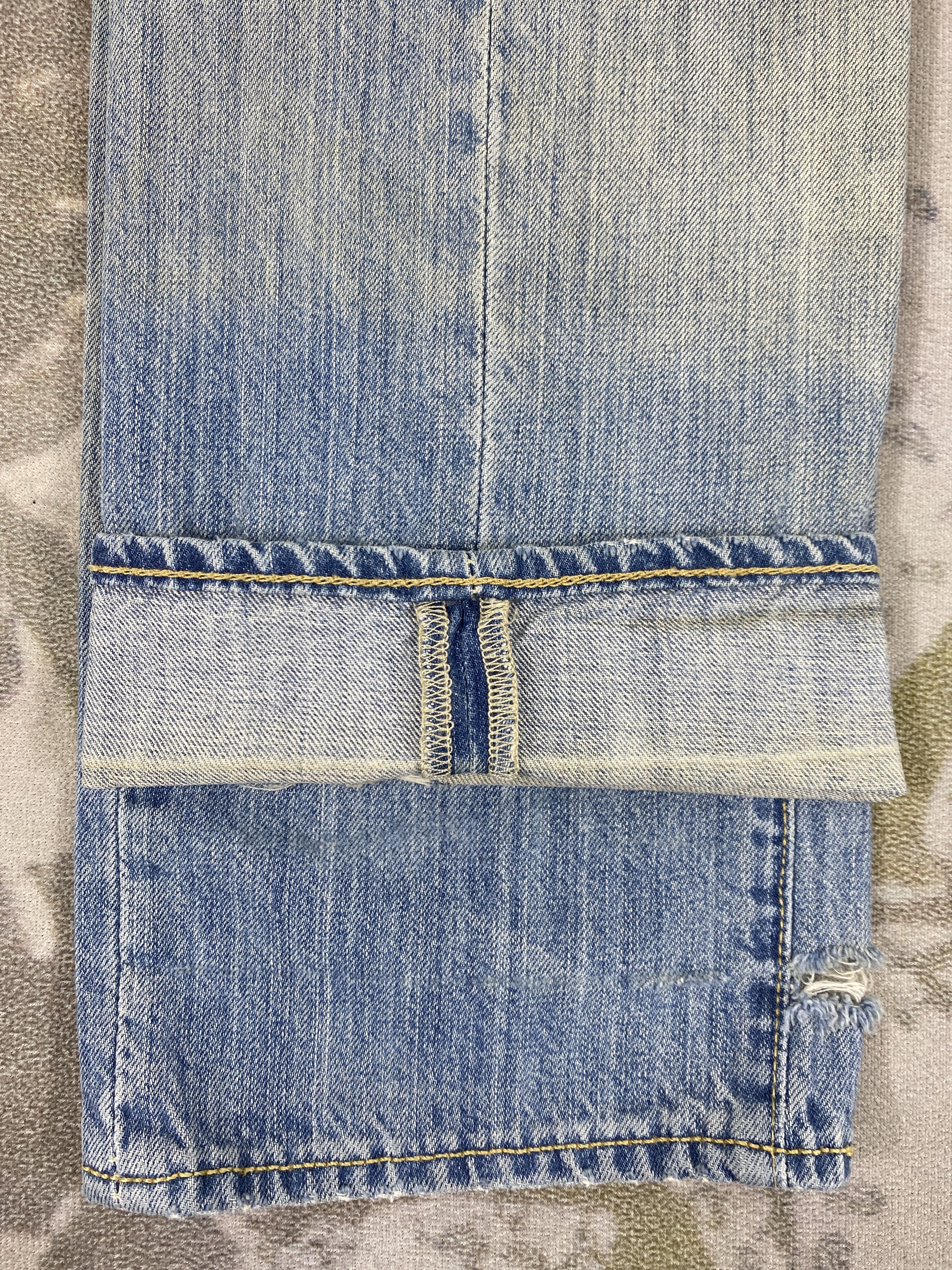 Levi's Distressed Blue Vintage Levi's 505 Jeans 32x31.5 - JN3549 Size US 32 / EU 48 - 13 Thumbnail