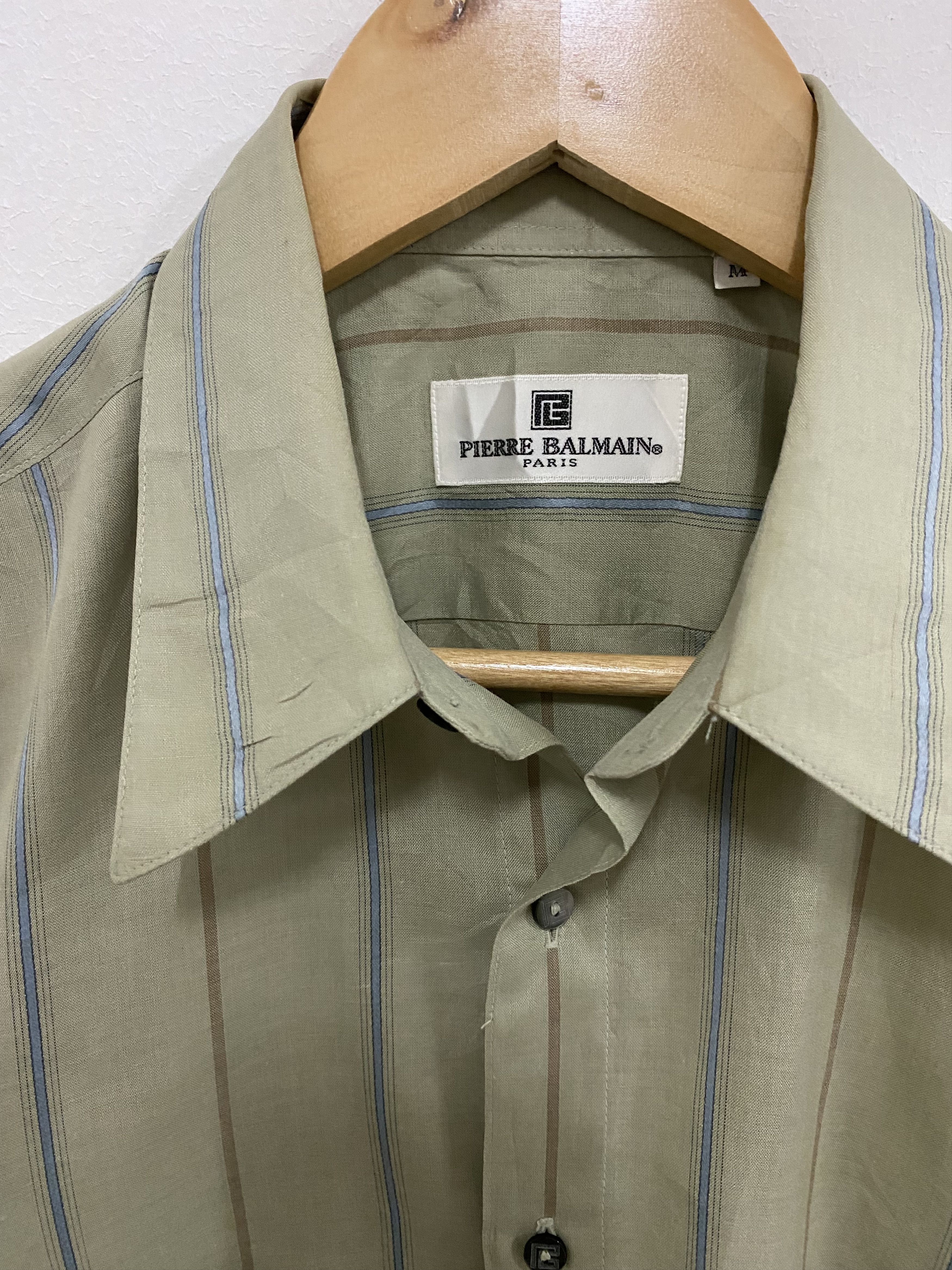 Balmain Vintage Pierre Balmain Button Up Shirt Size US M / EU 48-50 / 2 - 3 Thumbnail
