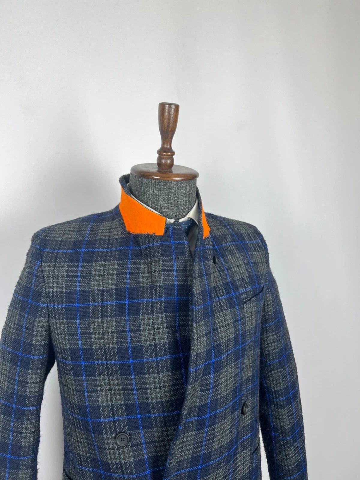 Paul Smith Paul Smith Double Breasted Plaid Blazer Jacket Size 36R - 6 Thumbnail
