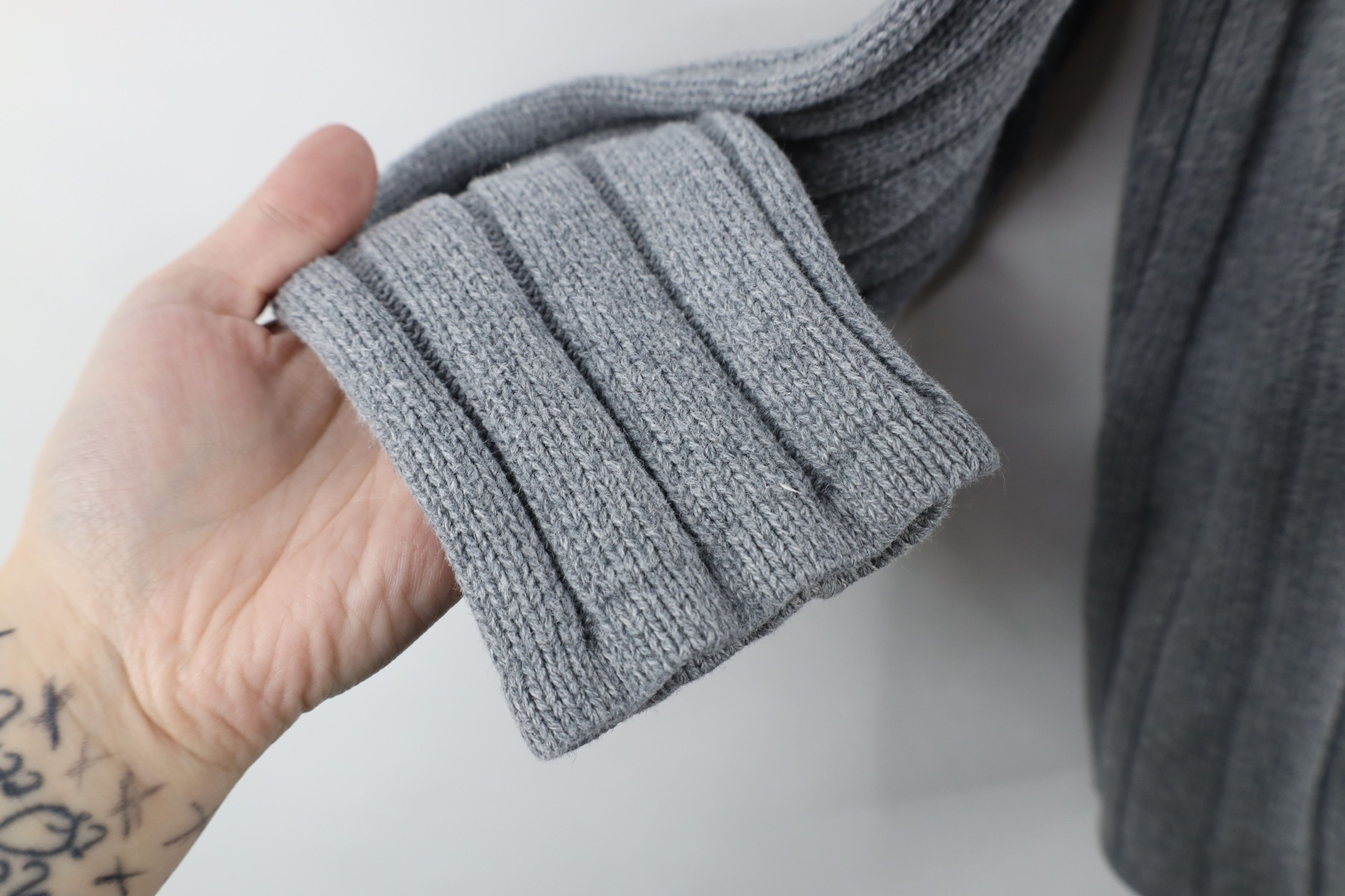 Nautica × Vintage Vintage 90s Nautica Heavyweight Ribbed Mock Neck Sweater Size US M / EU 48-50 / 2 - 7 Thumbnail