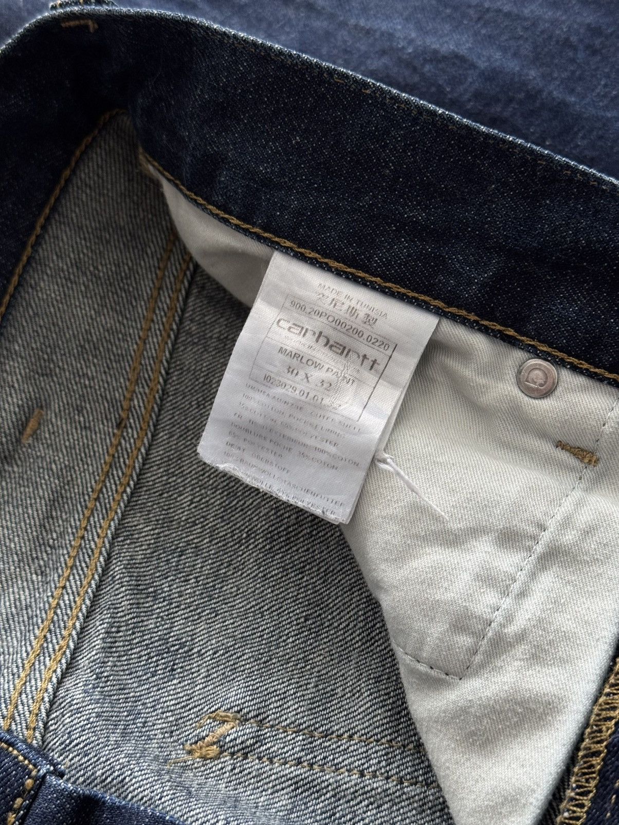 Carhartt × Carhartt Wip × Vintage Vintage Carhartt WIP Marlow Jeans Pants Size US 30 / EU 46 - 6 Thumbnail