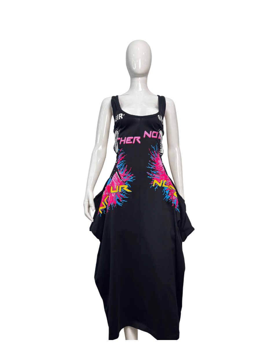 Stella McCartney Stella McCartney Graphic Print Open-Back Dress Size XS / US 0-2 / IT 36-38 - 1 Thumbnail