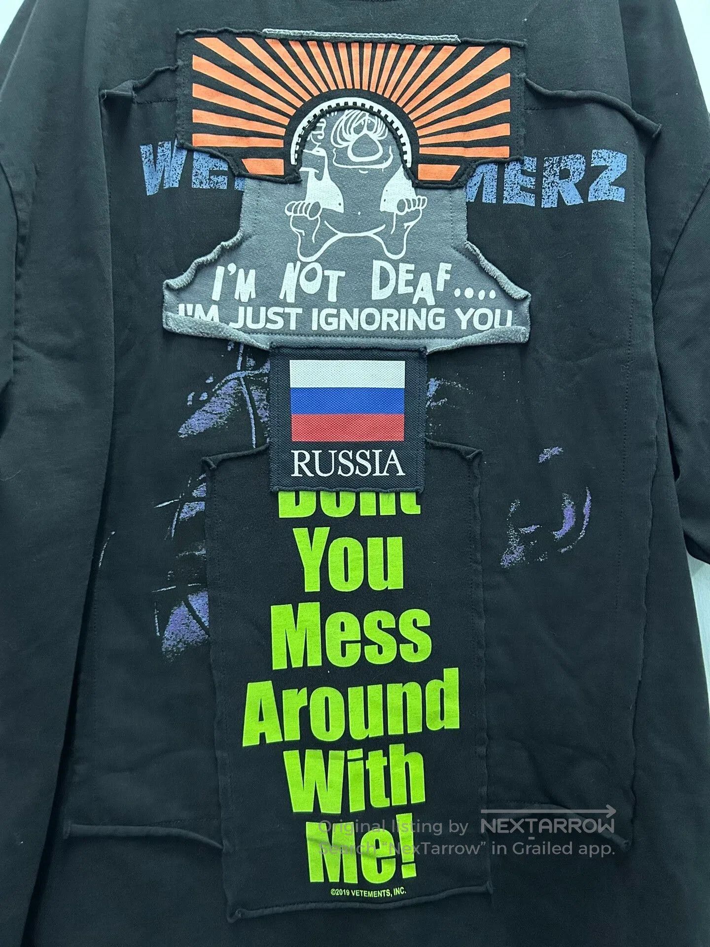 Vetements Vetements Anti-War Graphic T-Shirt. Size US S / EU 44-46 / 1 - 2 Thumbnail