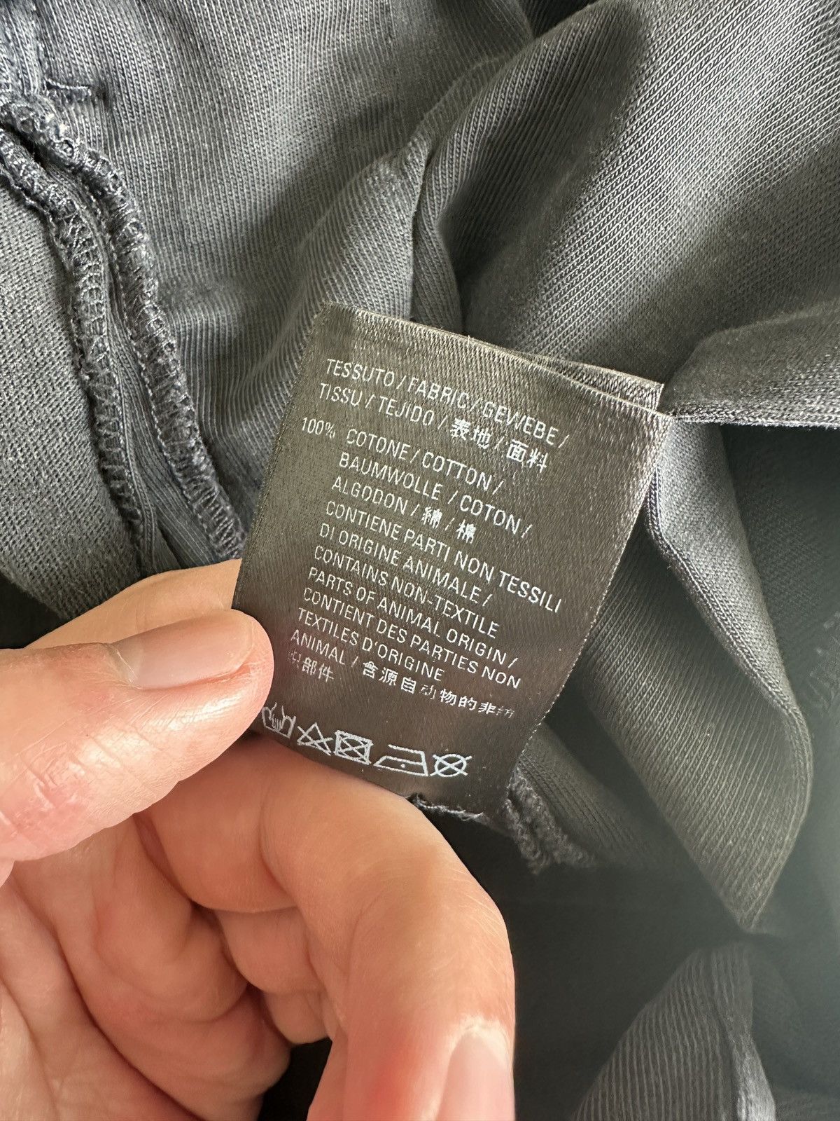 Balenciaga Trompe L’oeil Washed Grey Sweatpants Size US 34 / EU 50 - 13 Thumbnail