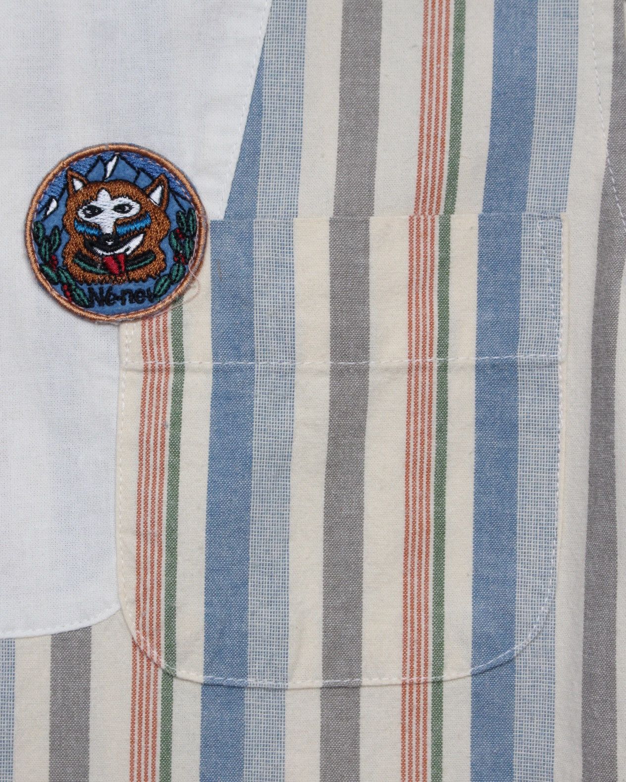 Ne-Net SS2012 NE-NET FOX BADGE STRIPED COLLAR SHIRT Size US M / EU 48-50 / 2 - 6 Thumbnail