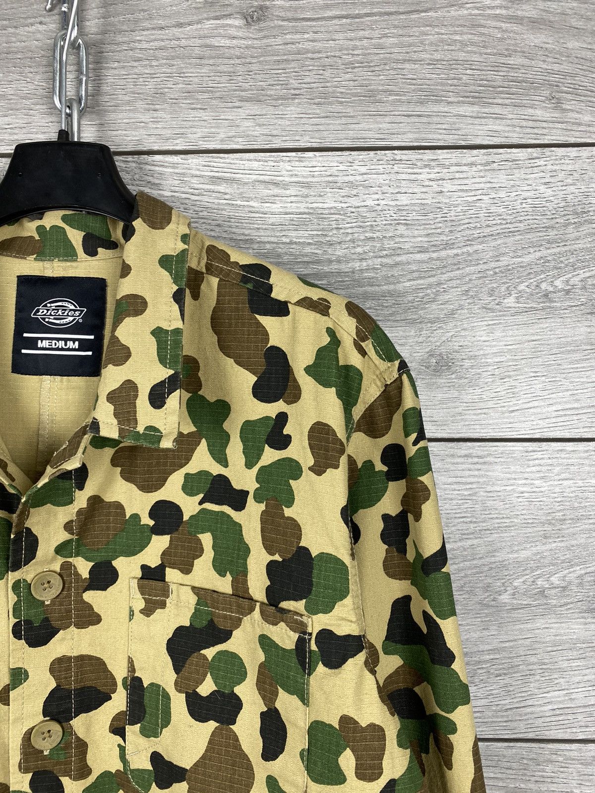 Dickies Mens Vintage Dickies Camo Light Coach Jacket Button Up Size US M / EU 48-50 / 2 - 3 Thumbnail